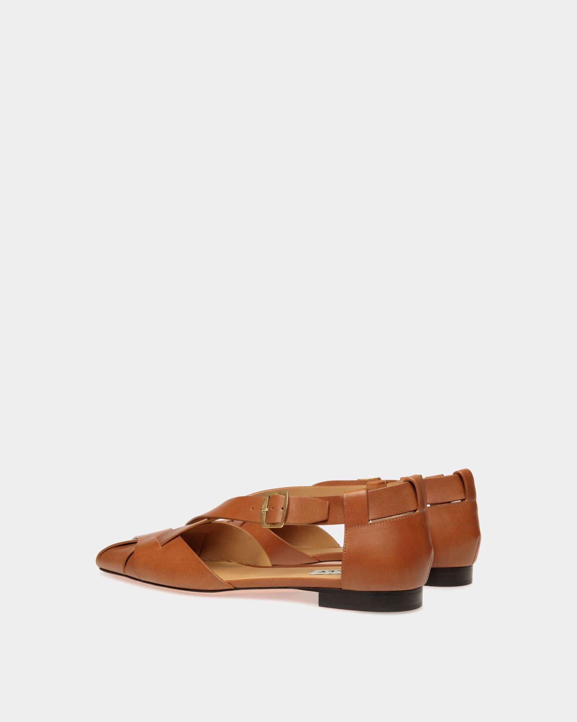 Scarpa Bassa Sylt In Pelle Spazzolata Marrone - Donna - Bally - 04