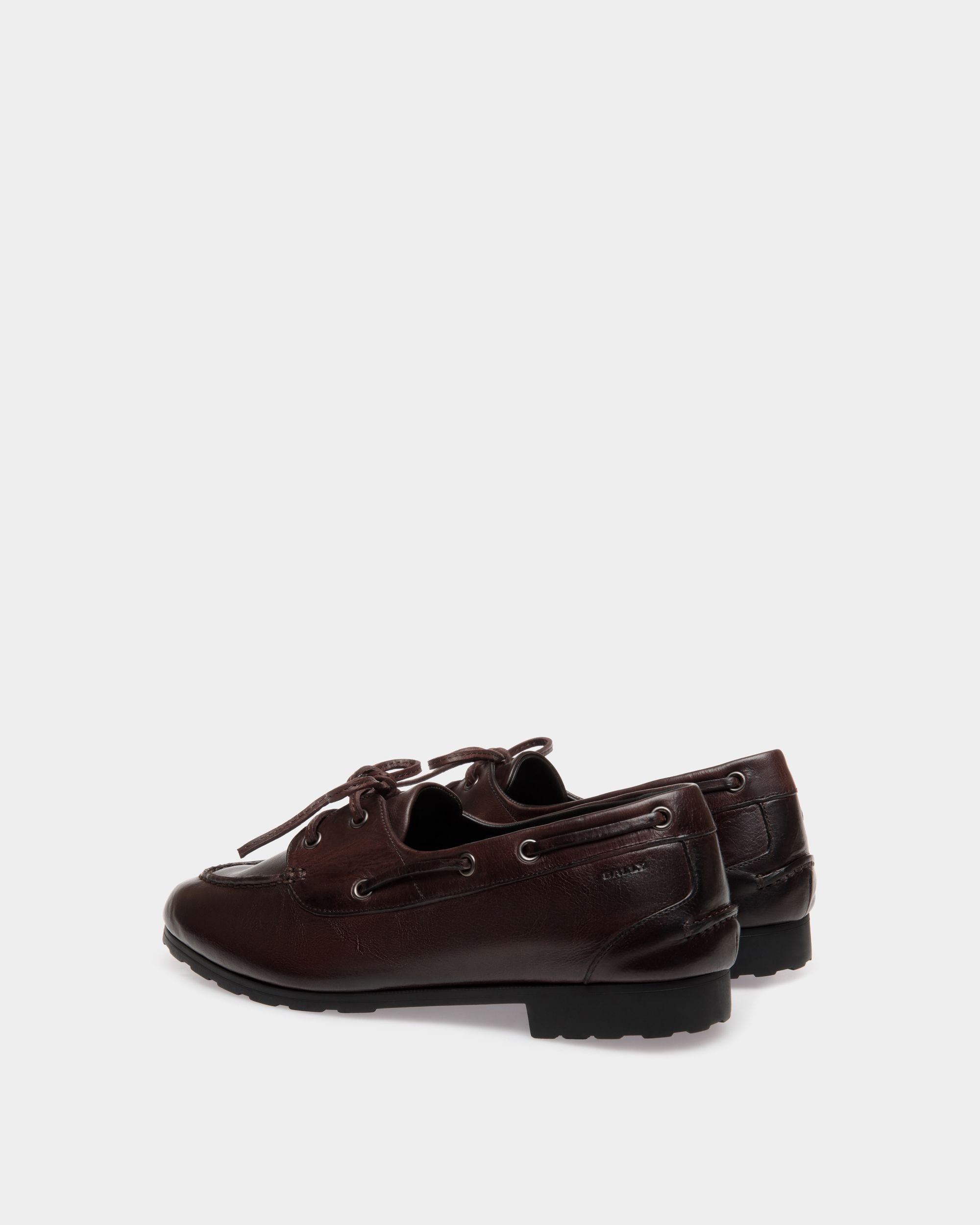 Plume Moccassin In Brown Buffalo - Donna - Bally - 03