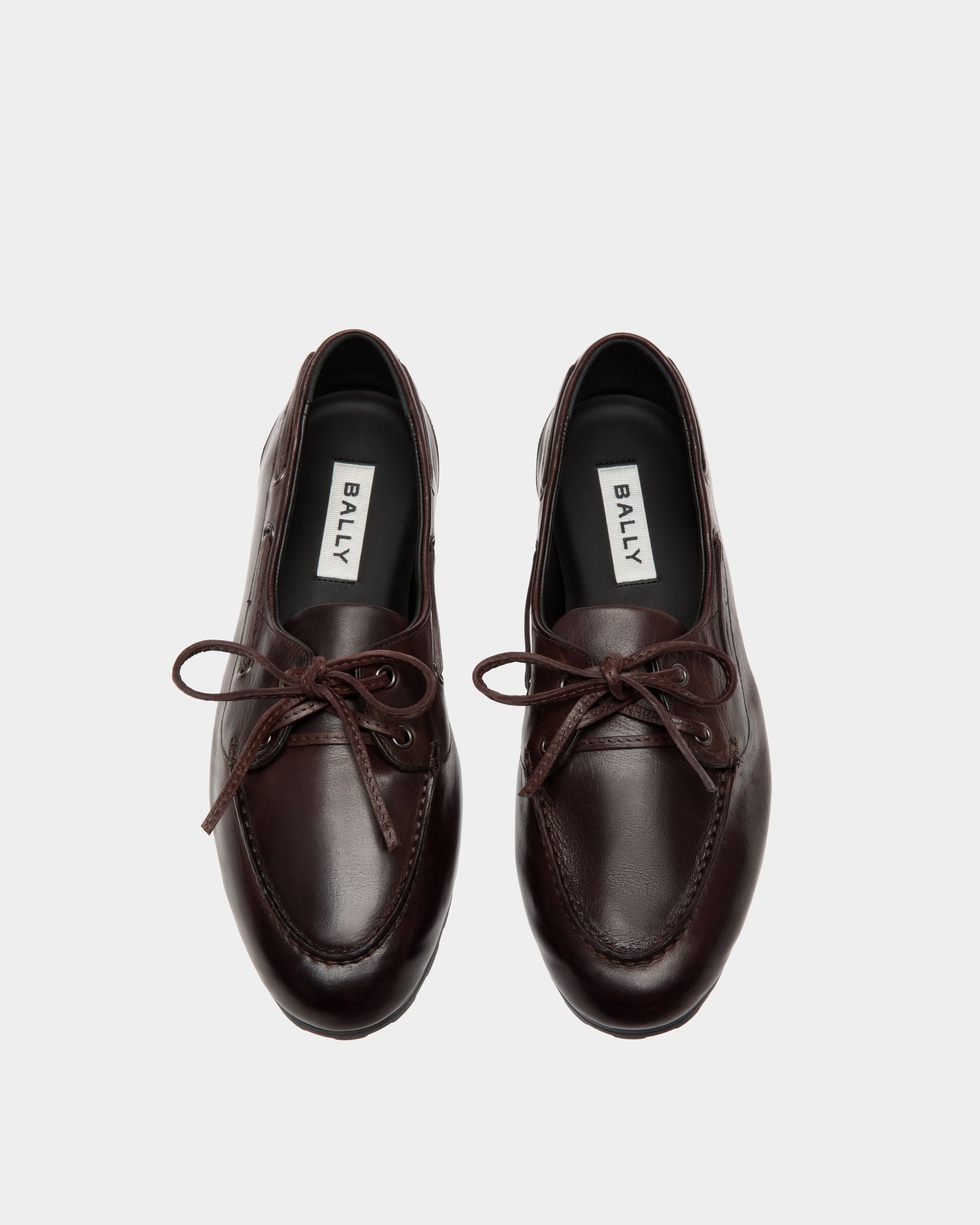 Plume Moccassin In Brown Buffalo - Donna - Bally - 04