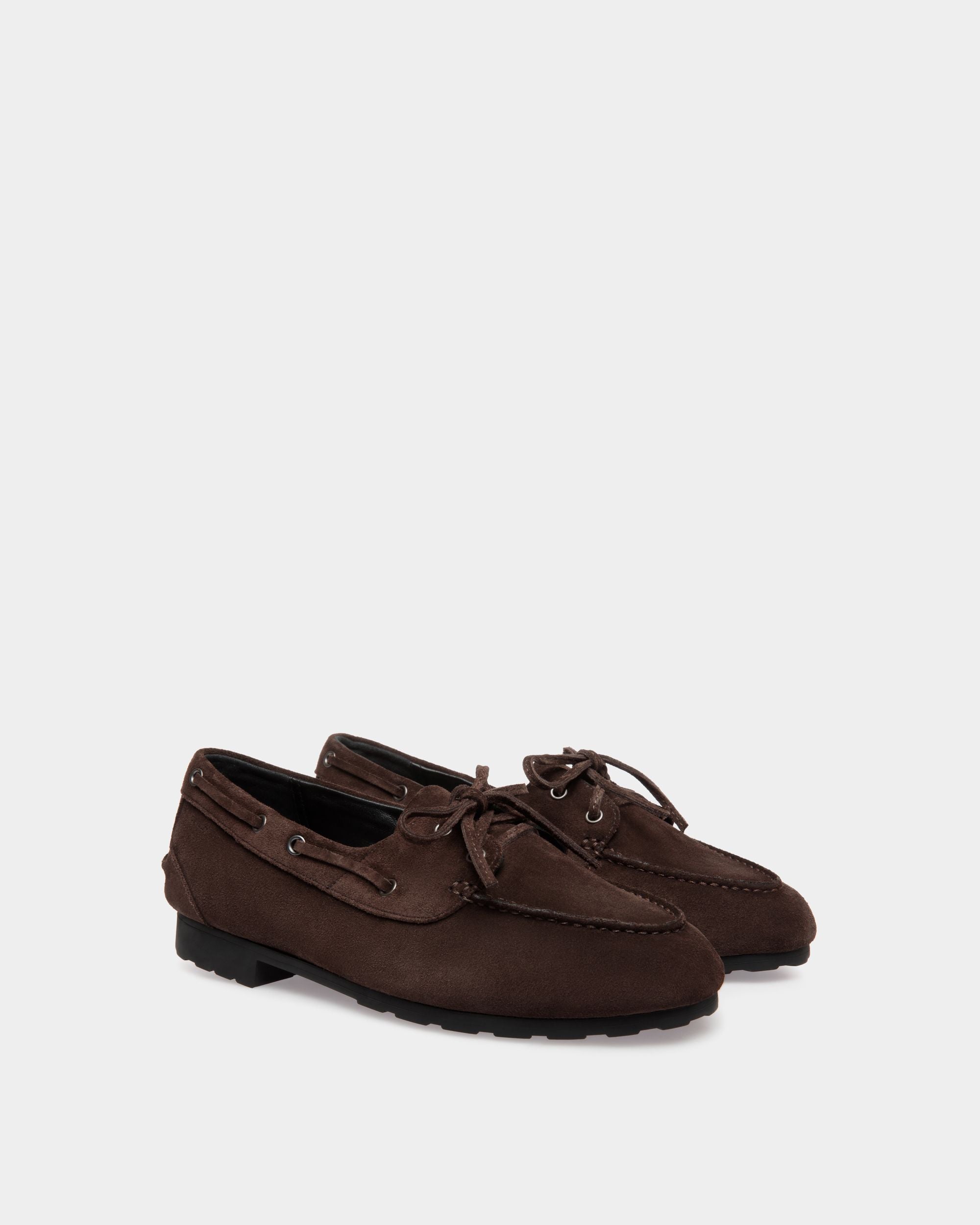 Plume Moccassin In Brown  Leather - Donna - Bally - 02
