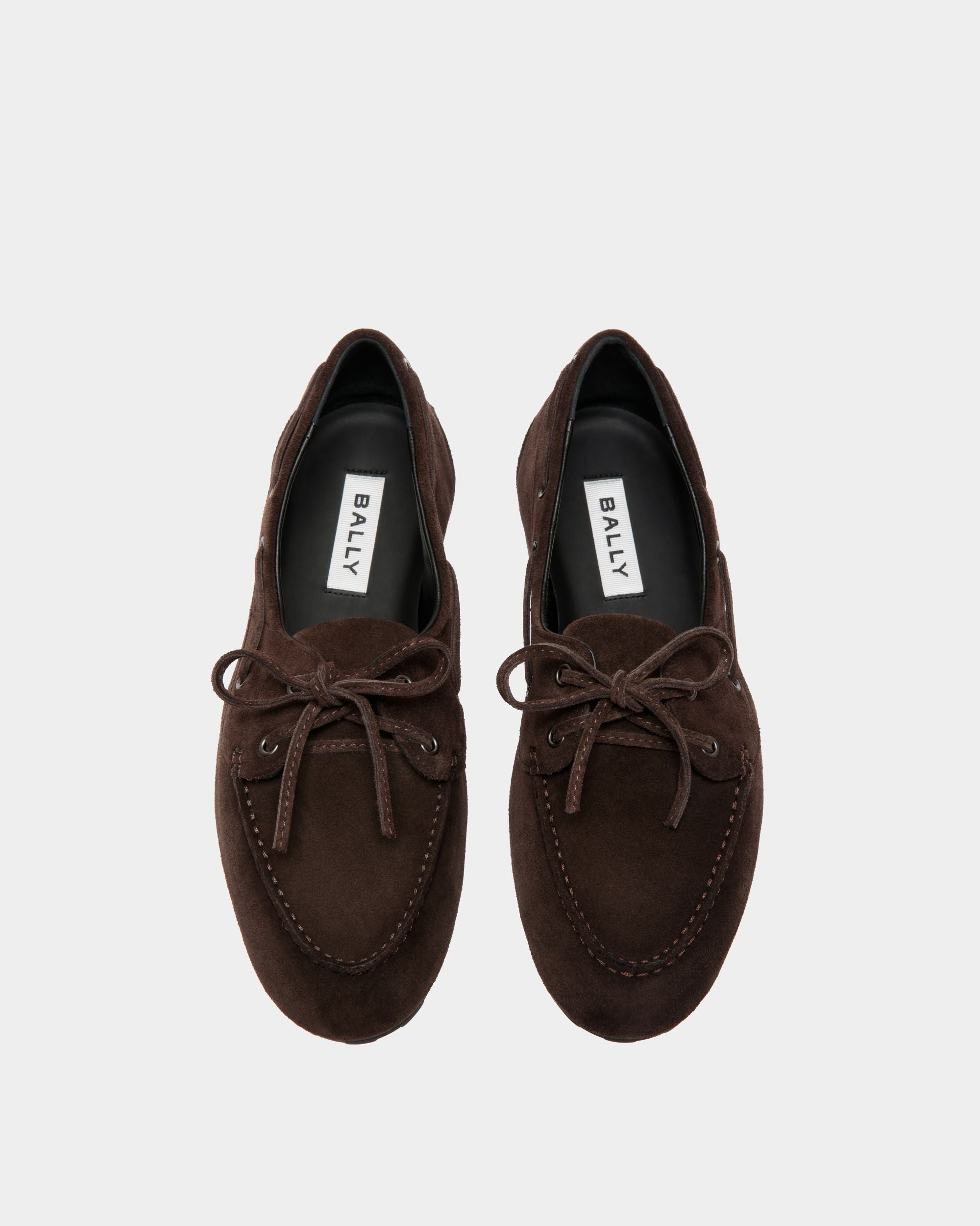 Plume Moccassin In Brown  Leather - Donna - Bally - 04