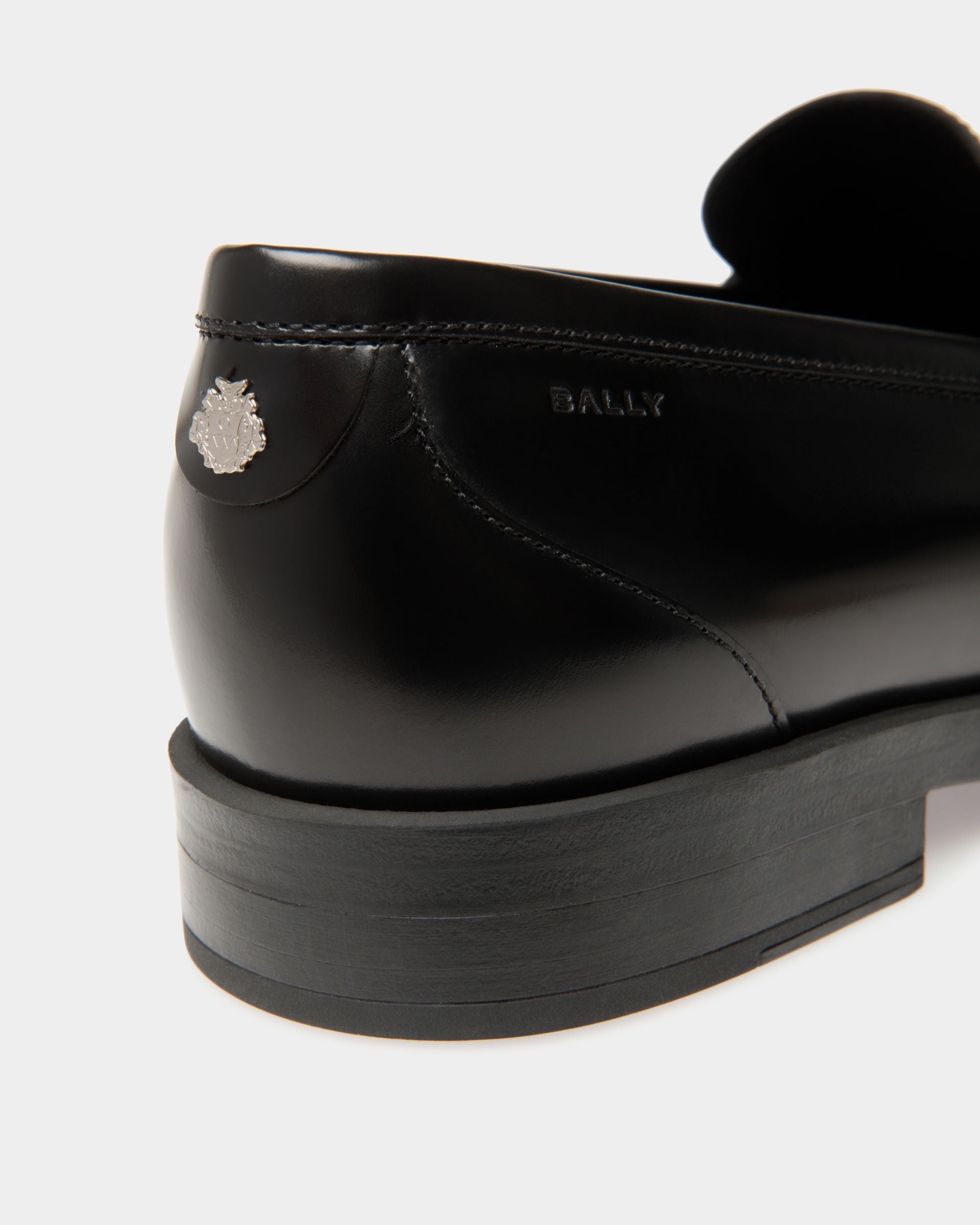 Mocassino Egli In Pelle Nera - Donna - Bally - 04