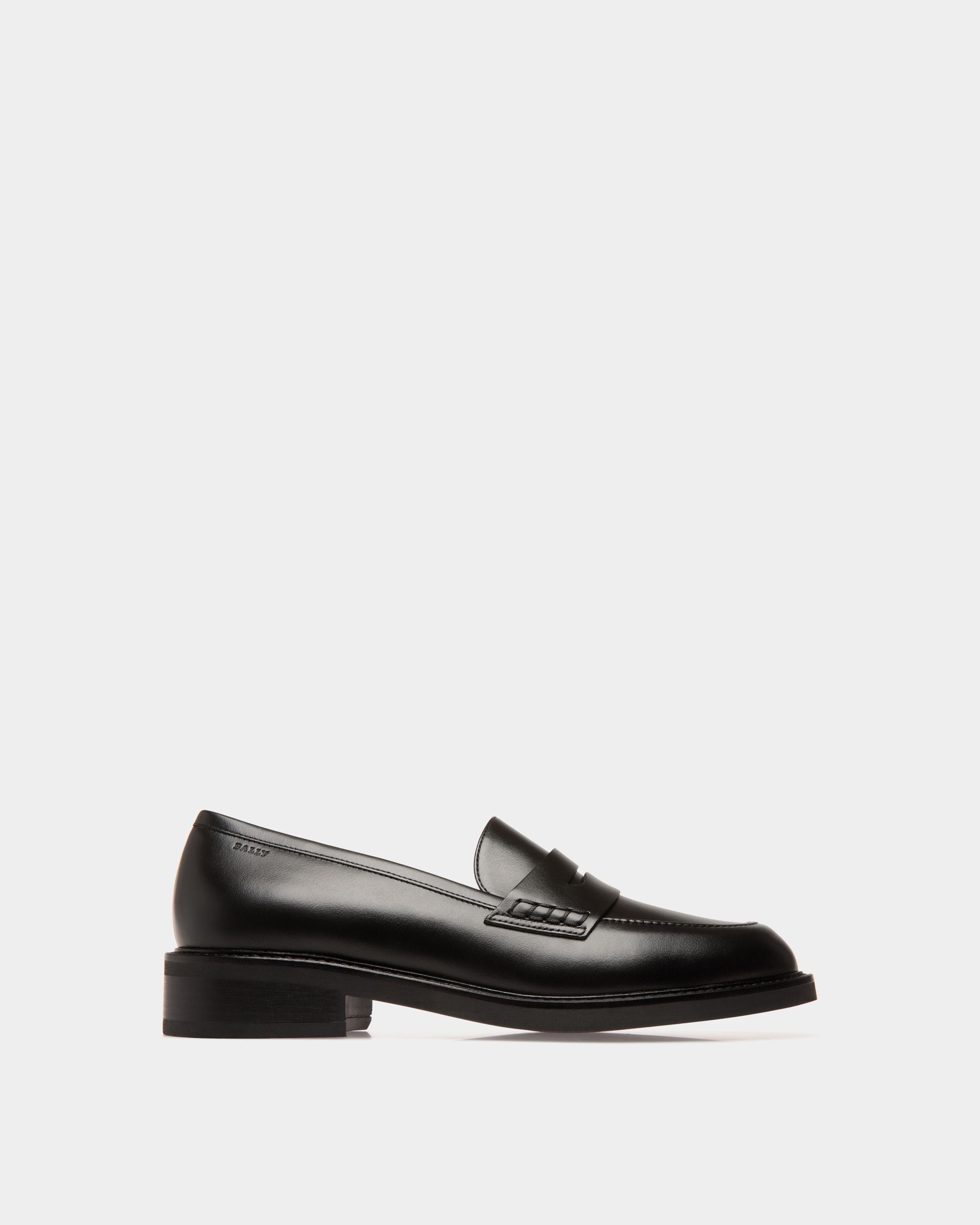 Flats In Black Leather - Donna - Bally - 01