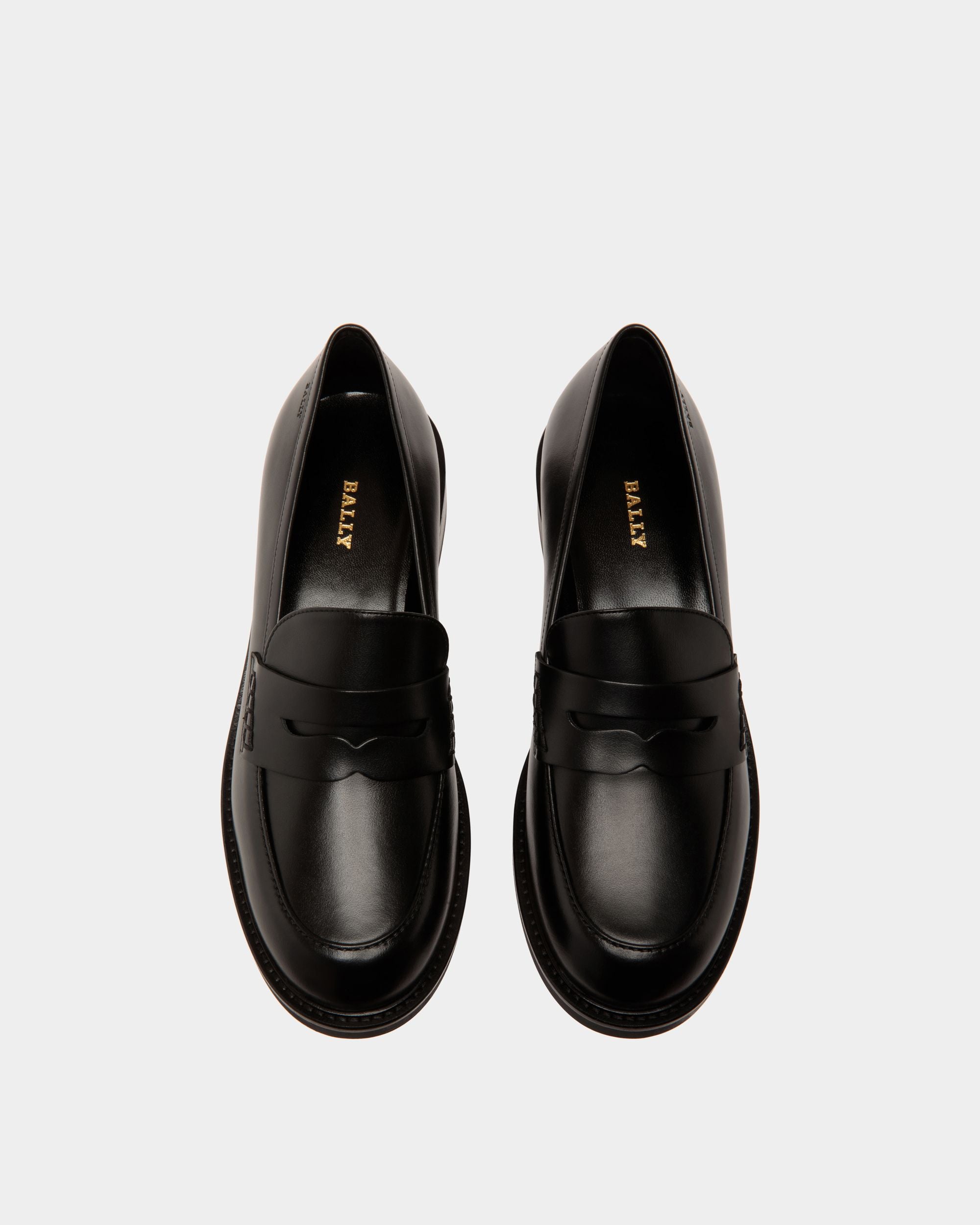 Flats In Black Leather - Donna - Bally - 04