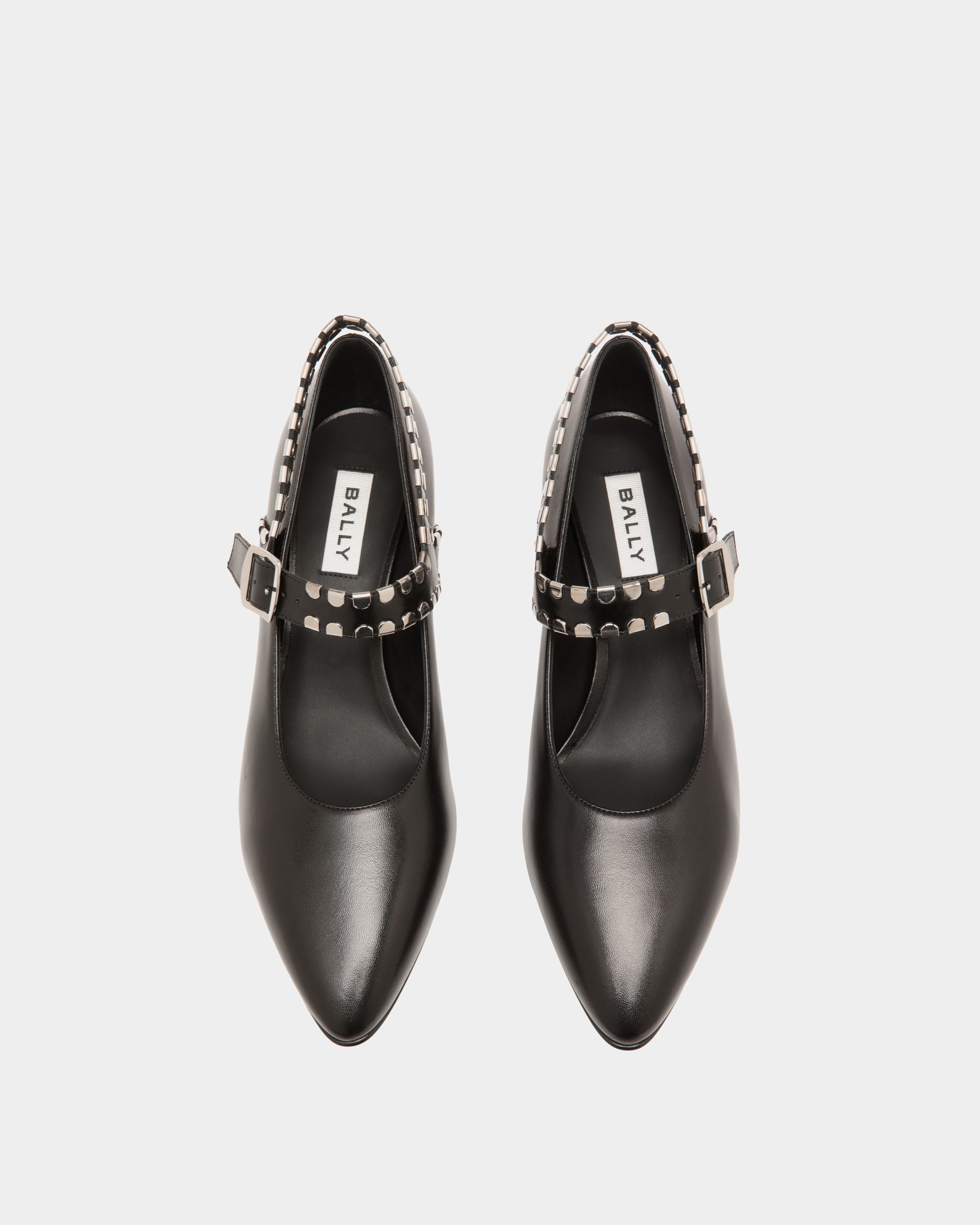 Décolleté Glendy In Pelle Nera - Donna - Bally - 04