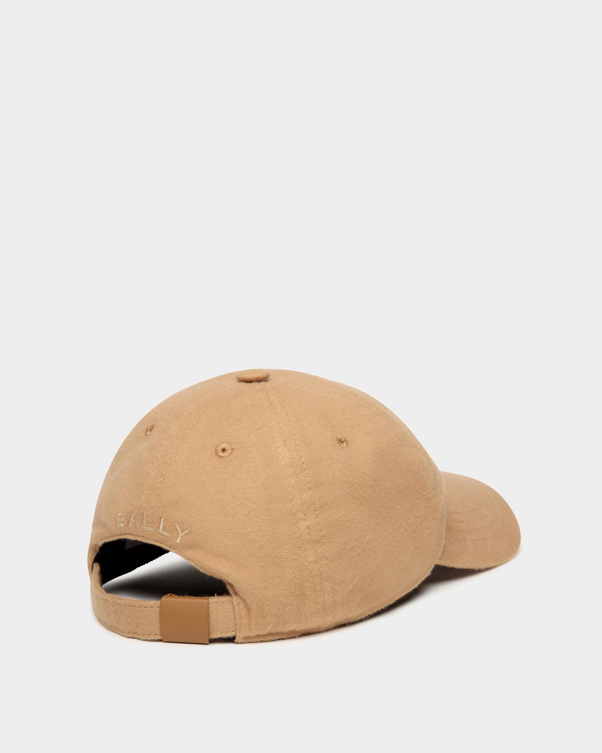 Cappellino In Cotone Color Cammello Con Logo Bally Crest - Donna - Bally - 02