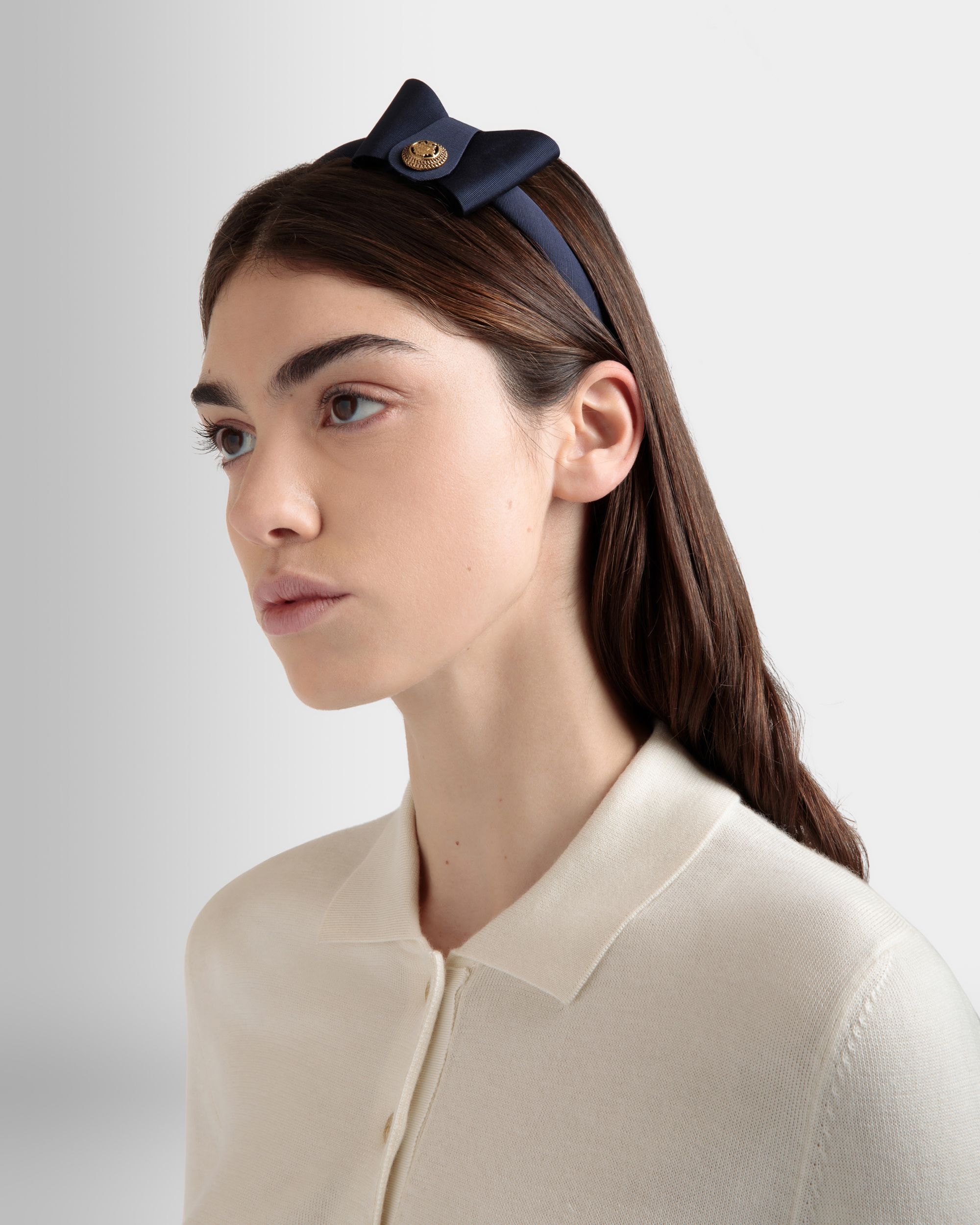 Fascia Navy Blue Con Fiocco Bally - Donna - Bally - 02
