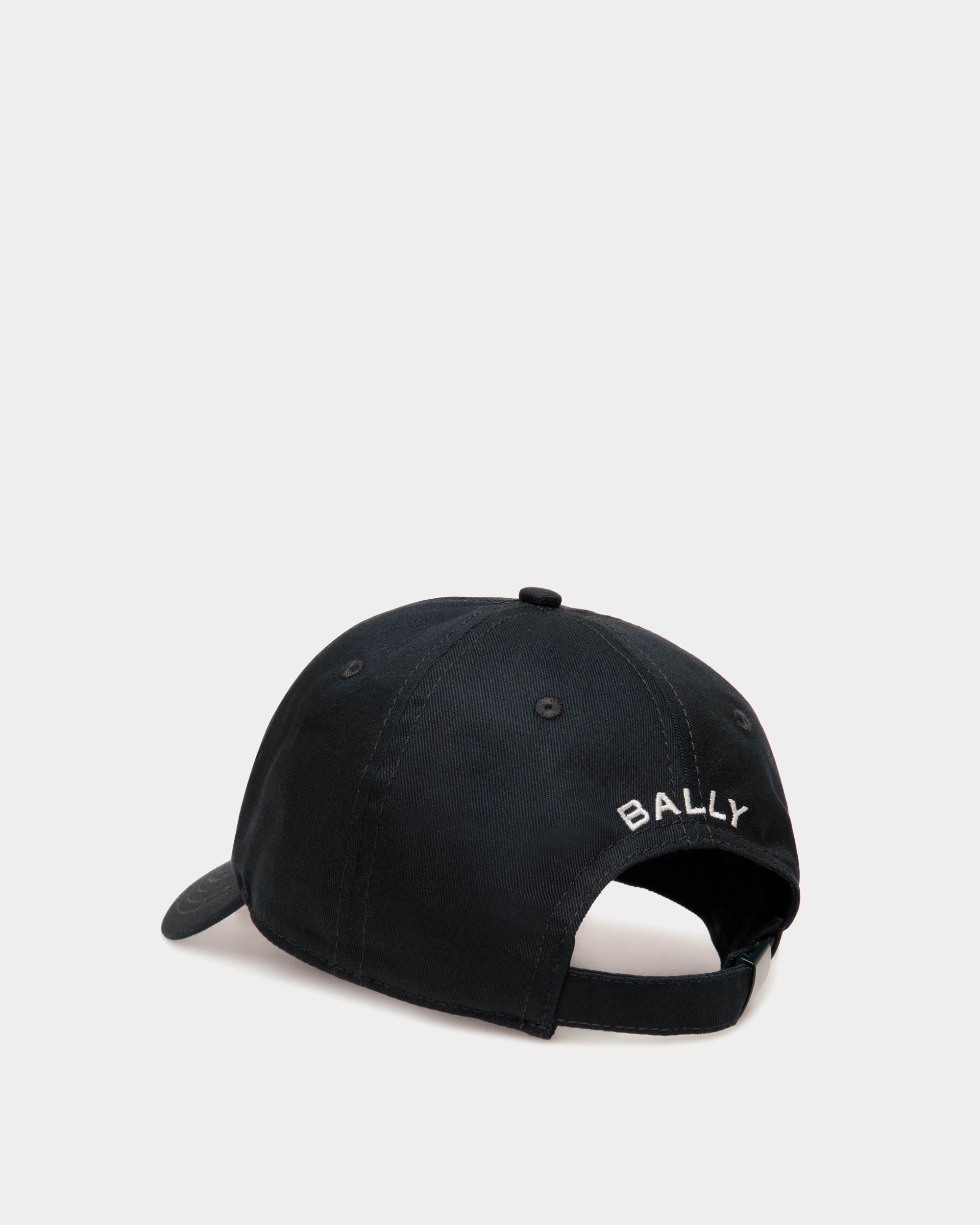 Cappellino In Cotone Navy Blue Con Ricamo Bally Cake - Donna - Bally - 03