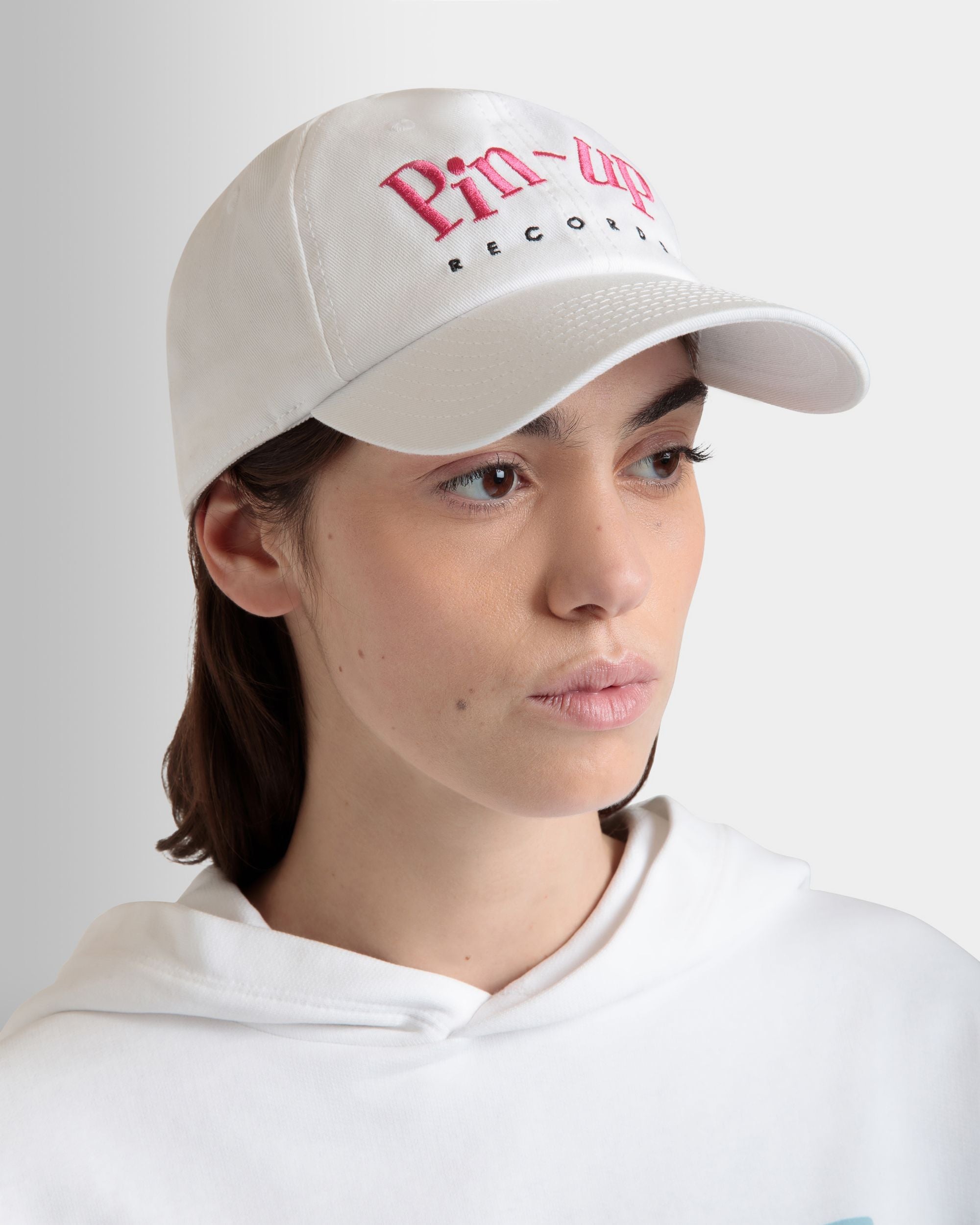 Cappellino DJ Leo Mas X Bally In Cotone Bianco - Donna - Bally - 02