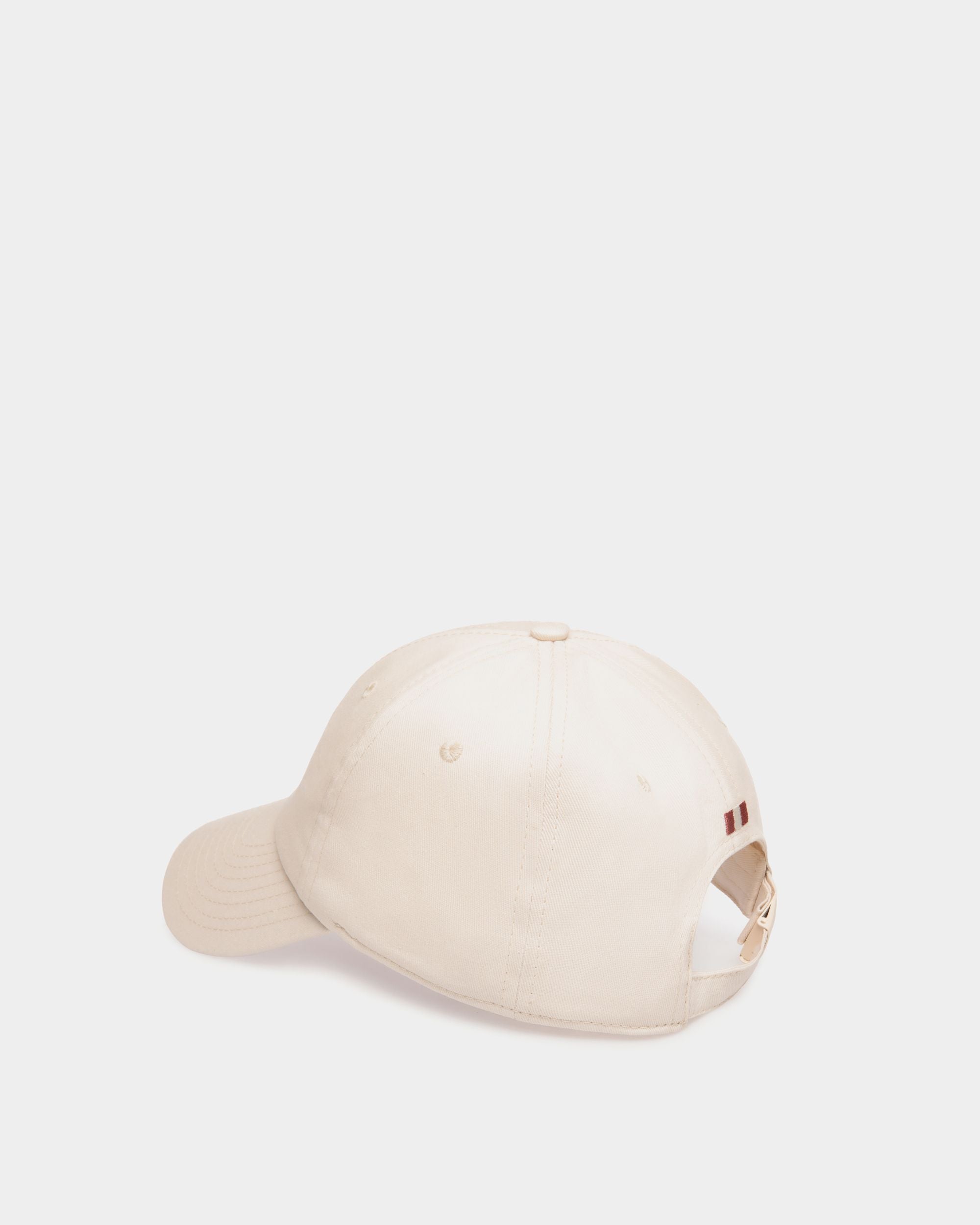 Cappellino In Cotone Color Avorio Con Ricamo Rocking Horse Di Beni Bischof - Donna - Bally - 03