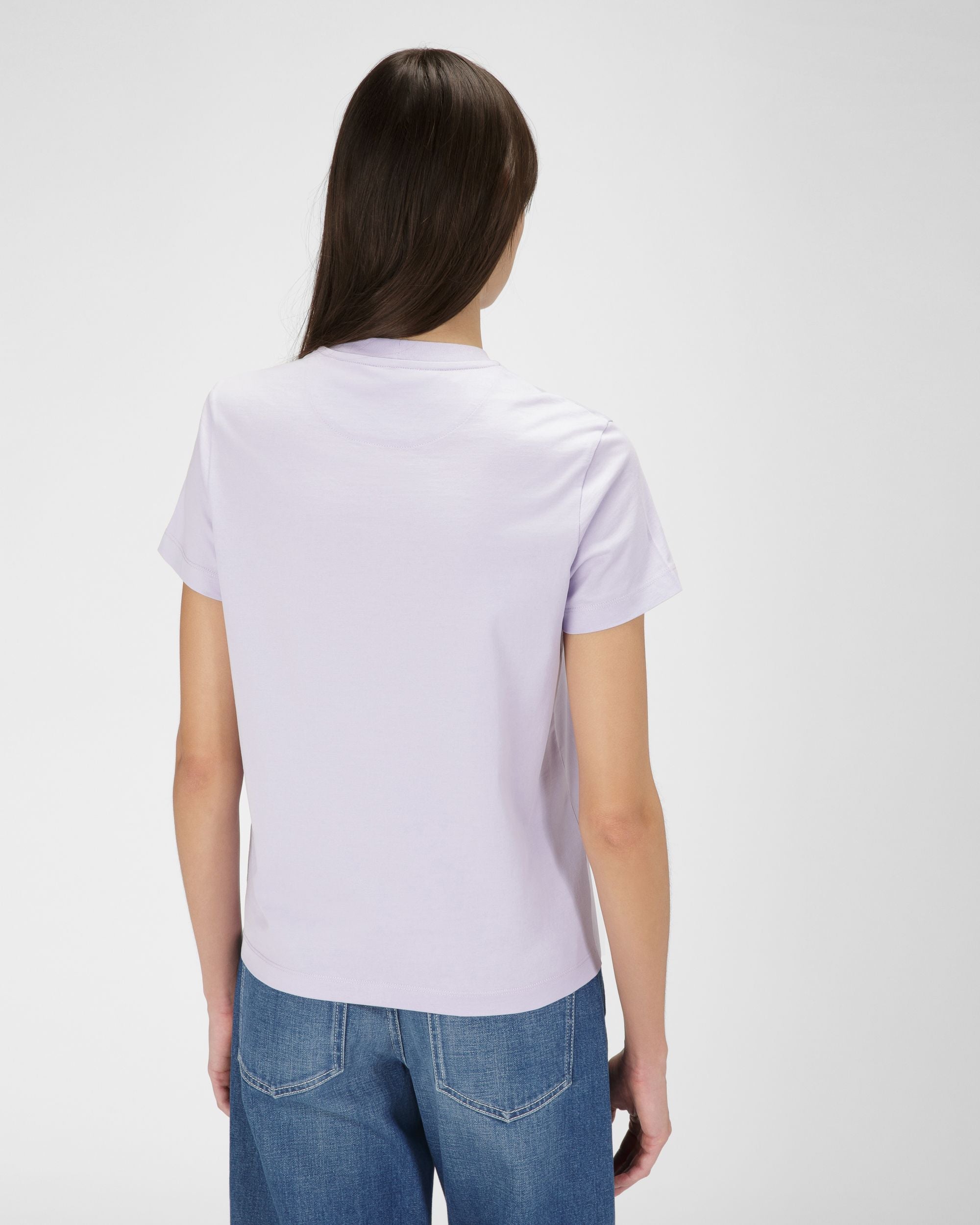 T-Shirt B-Chain In Cotone Biologico Lilla - Donna - Bally - 03