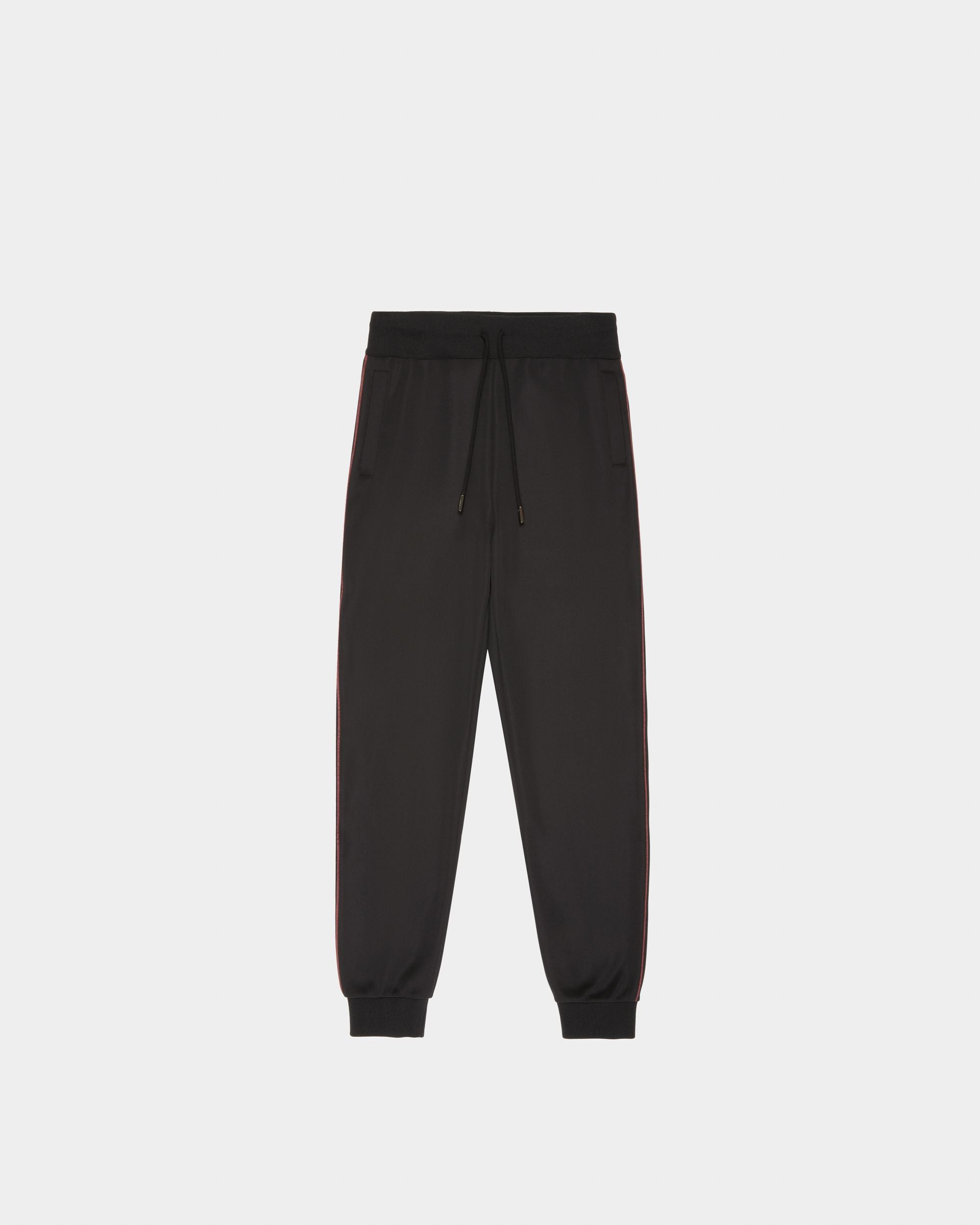 Pantaloni In Felpa Con Profili A Contrasto - Donna - Bally - 04