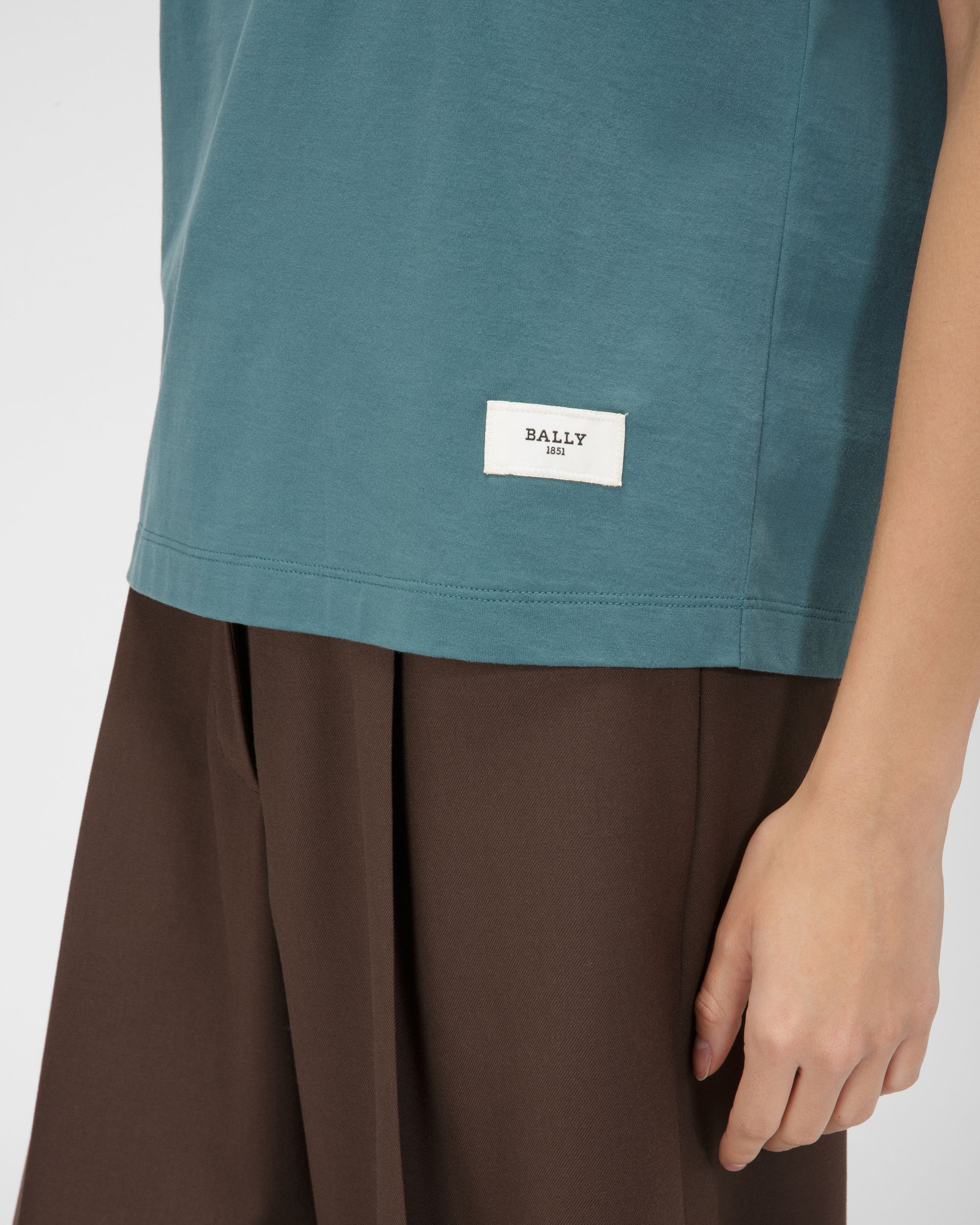 T-Shirt Con Patch Con Logo - Donna - Bally - 02