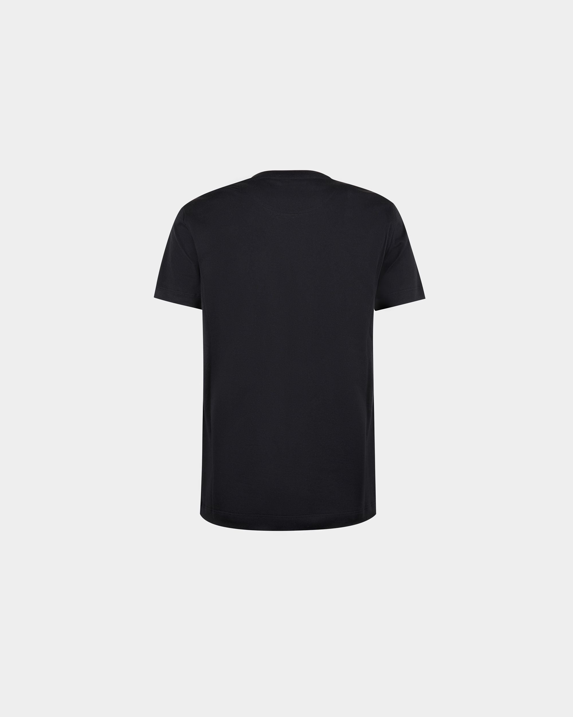 T-Shirt In Cotone Blu Scuro - Donna - Bally - 03
