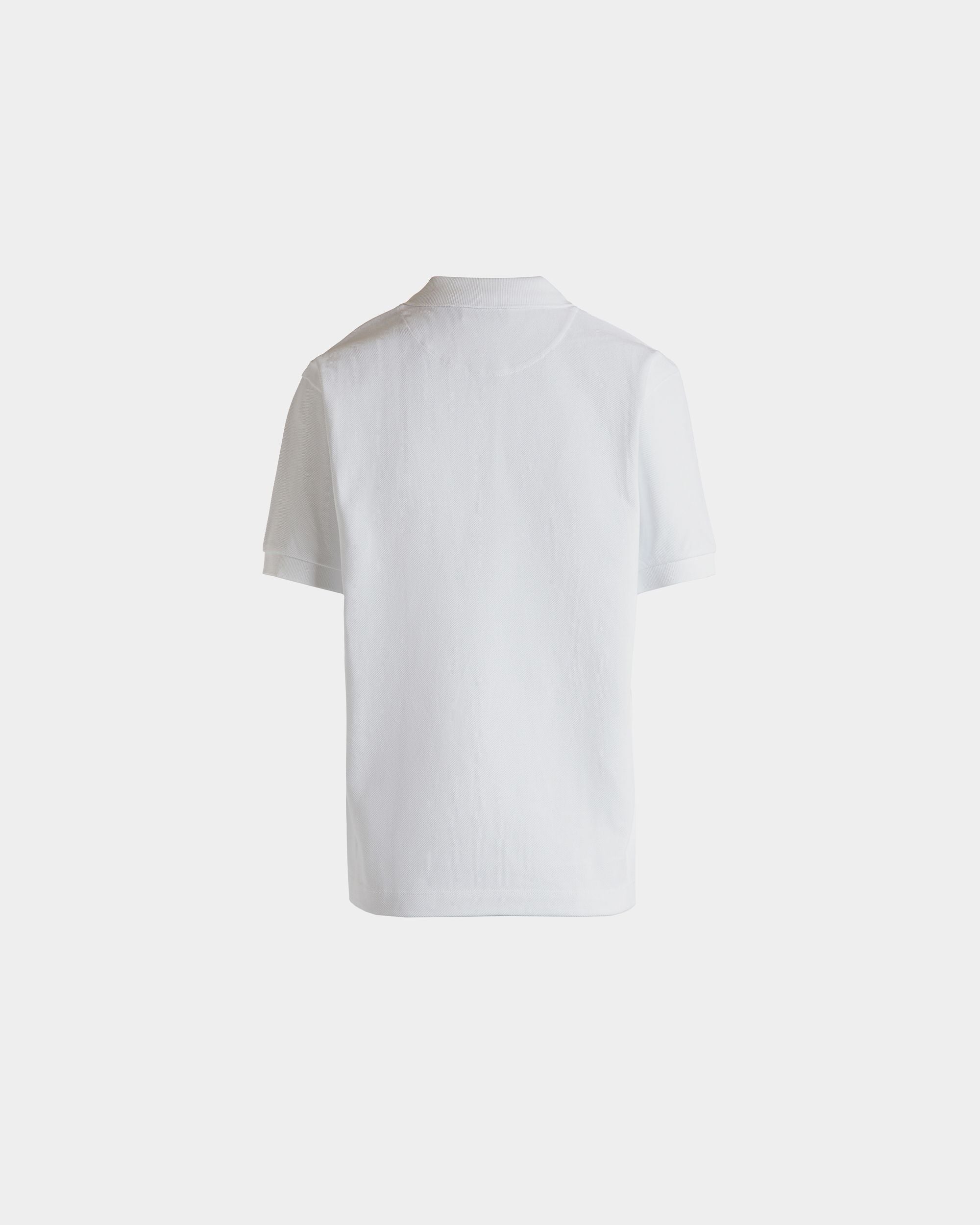Polo A Maniche Corte In Cotone Bianco - Donna - Bally - 07