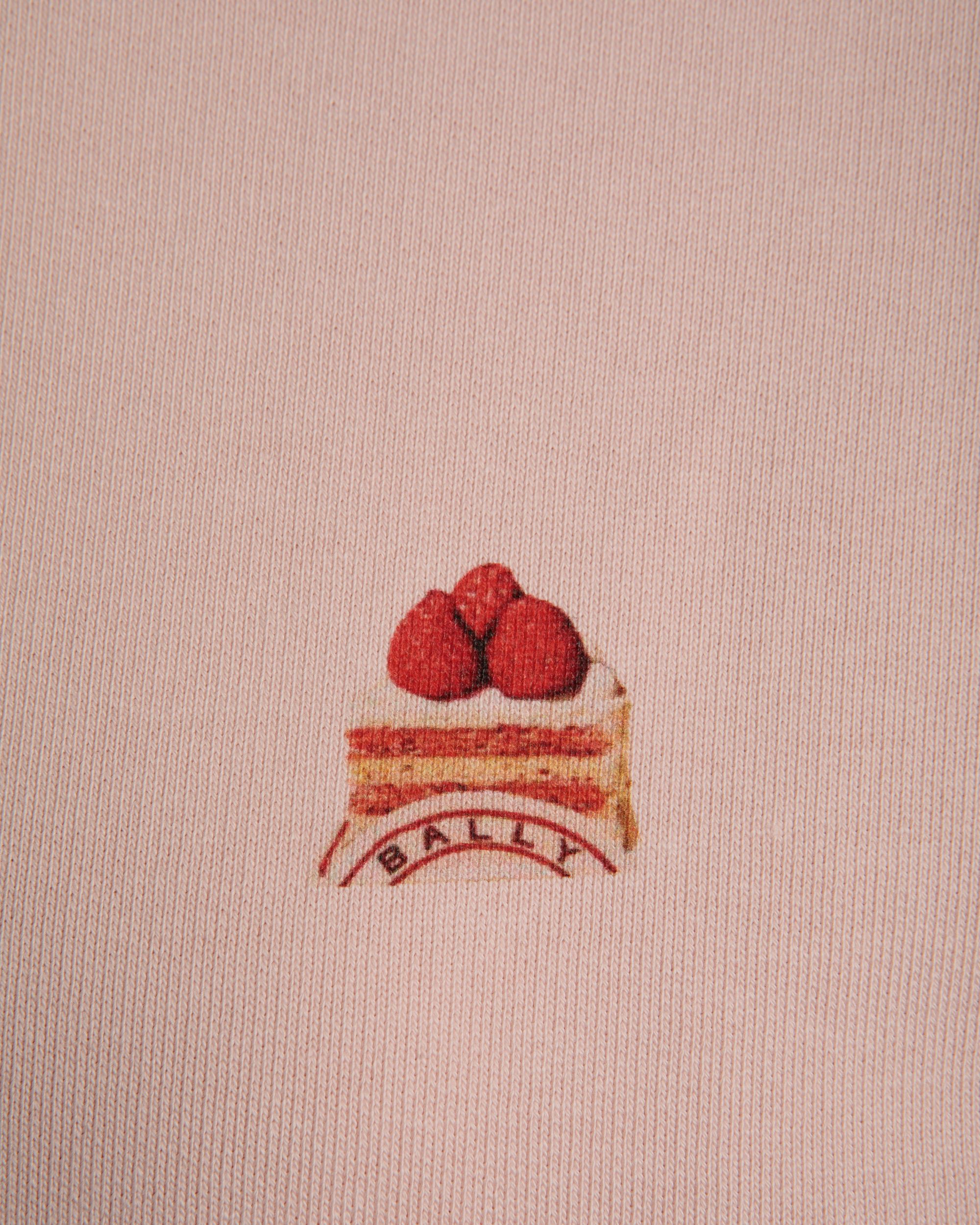 Felpa Girocollo In Cotone Dusty Petal Con Stampa Bally Cake - Donna - Bally - 04