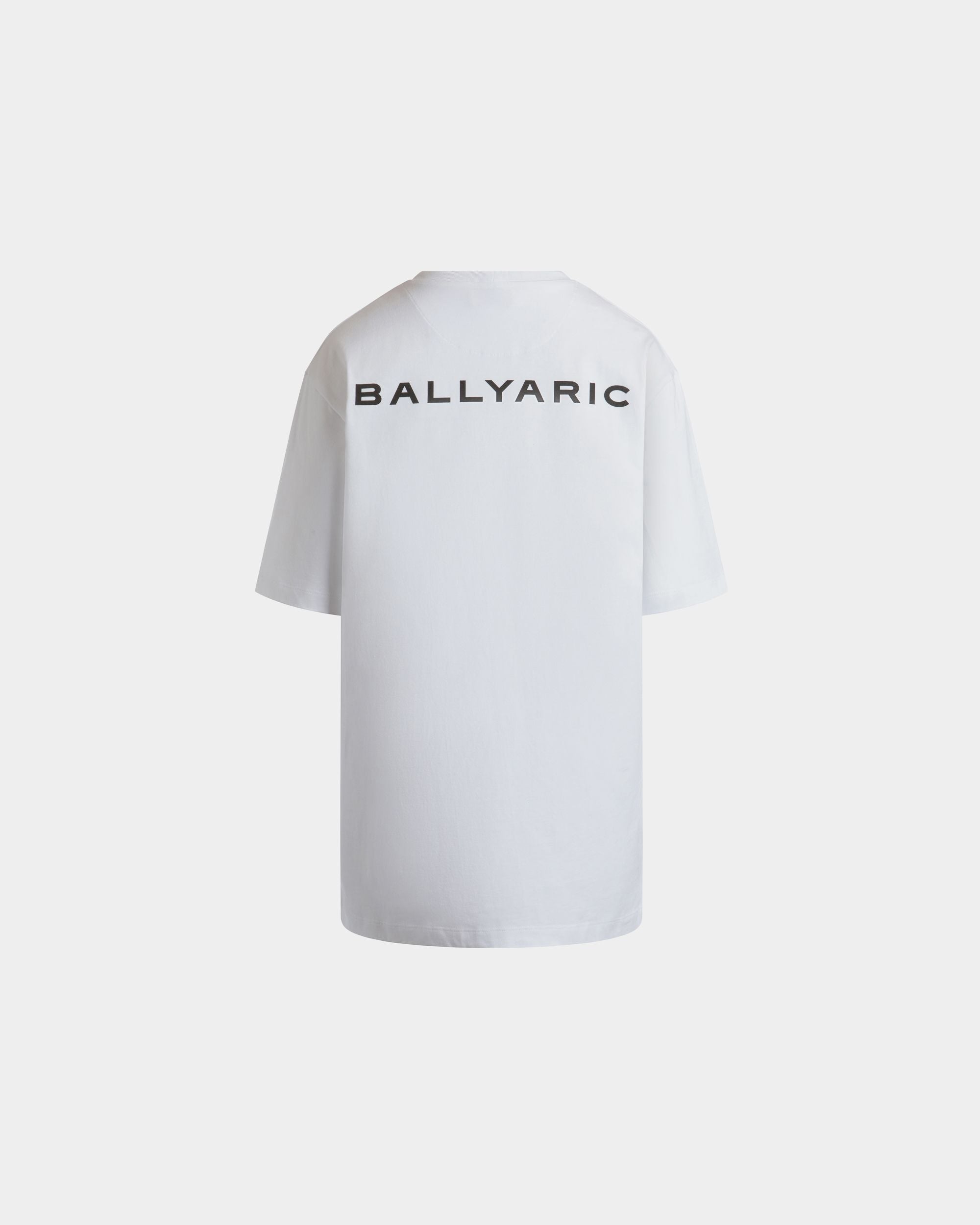 T-Shirt DJ Leo Mas X Bally In Cotone Bianco Con Stampa Dancing Amnesia - Donna - Bally - 07