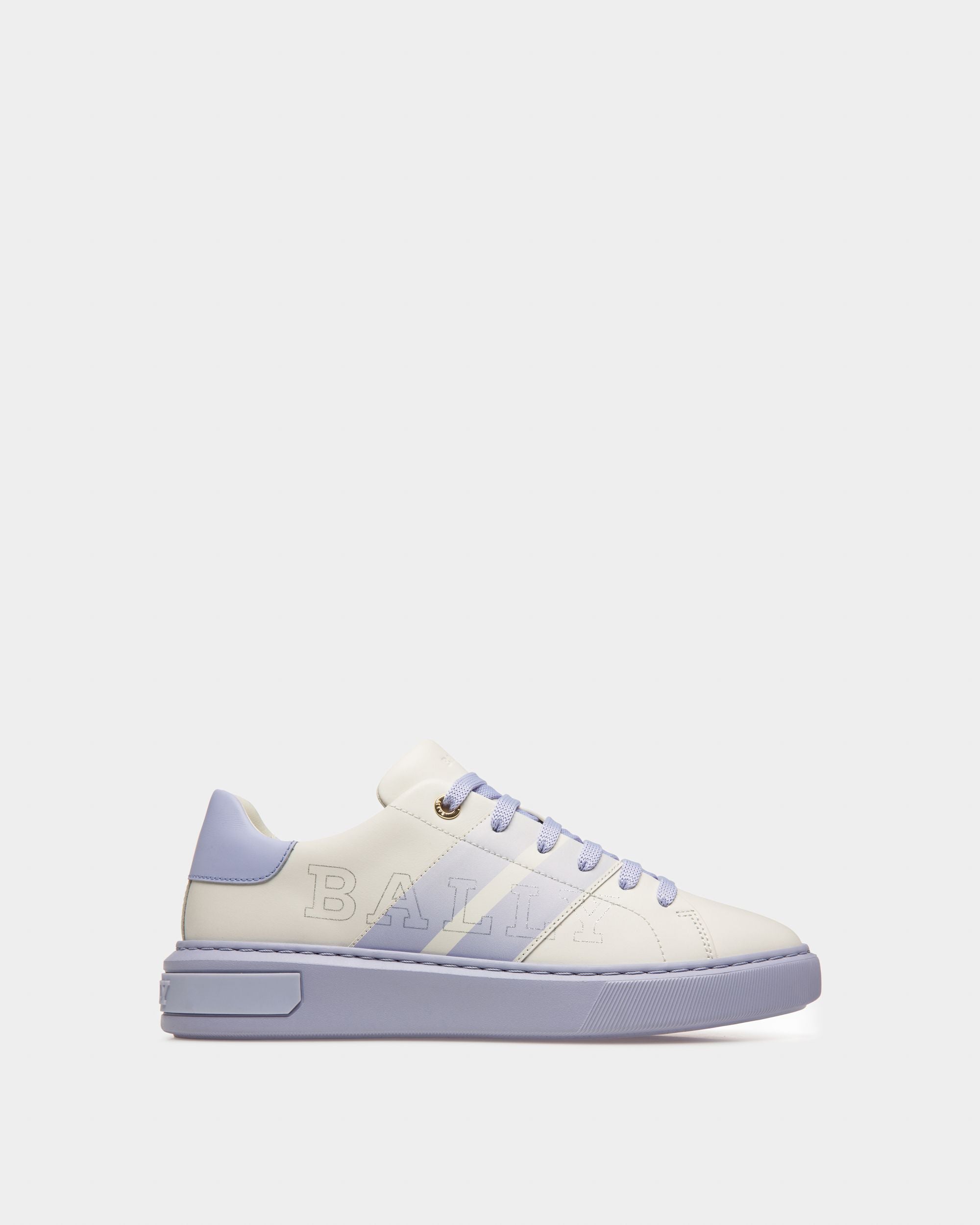 Myra Sneaker In Pelle Nera E Lilla - Donna - Bally - 01