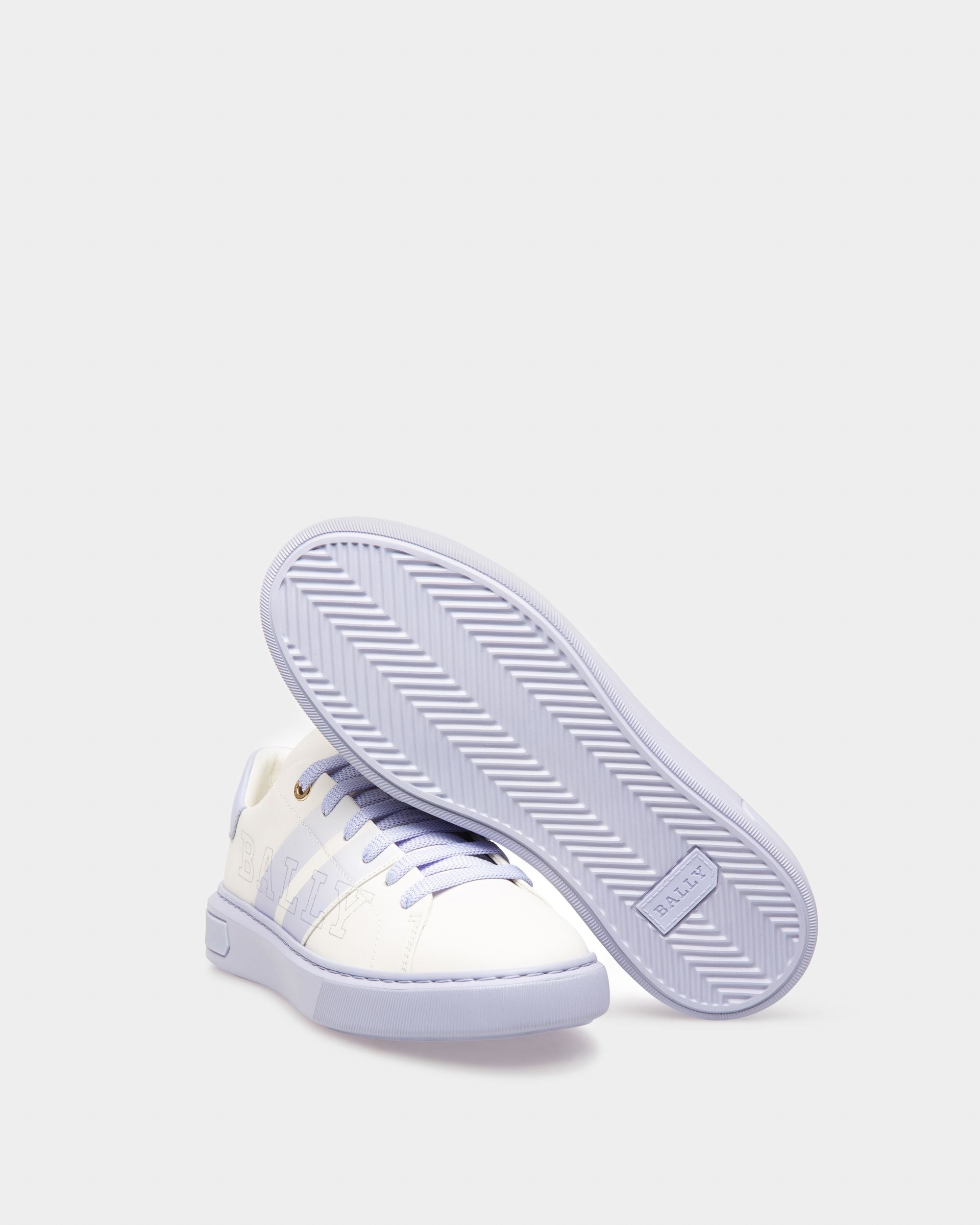 Myra Sneaker In Pelle Nera E Lilla - Donna - Bally - 05