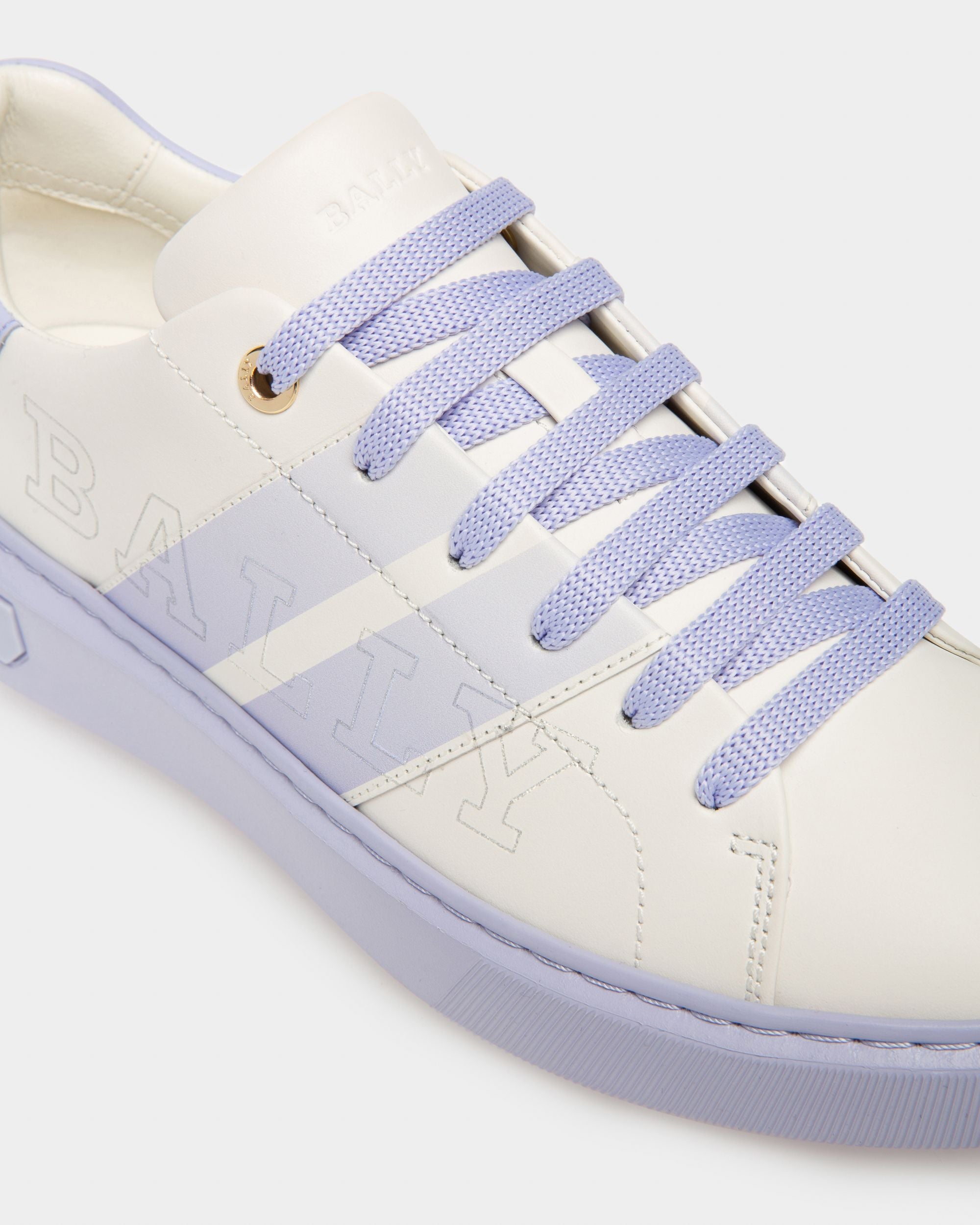 Myra Sneaker In Pelle Nera E Lilla - Donna - Bally - 06