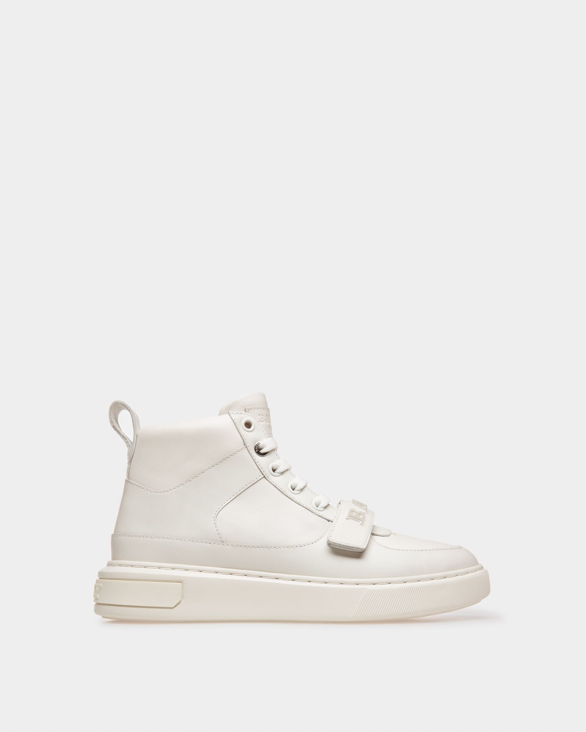 Merryk Sneaker In Pelle Bianca - Donna - Bally - 01