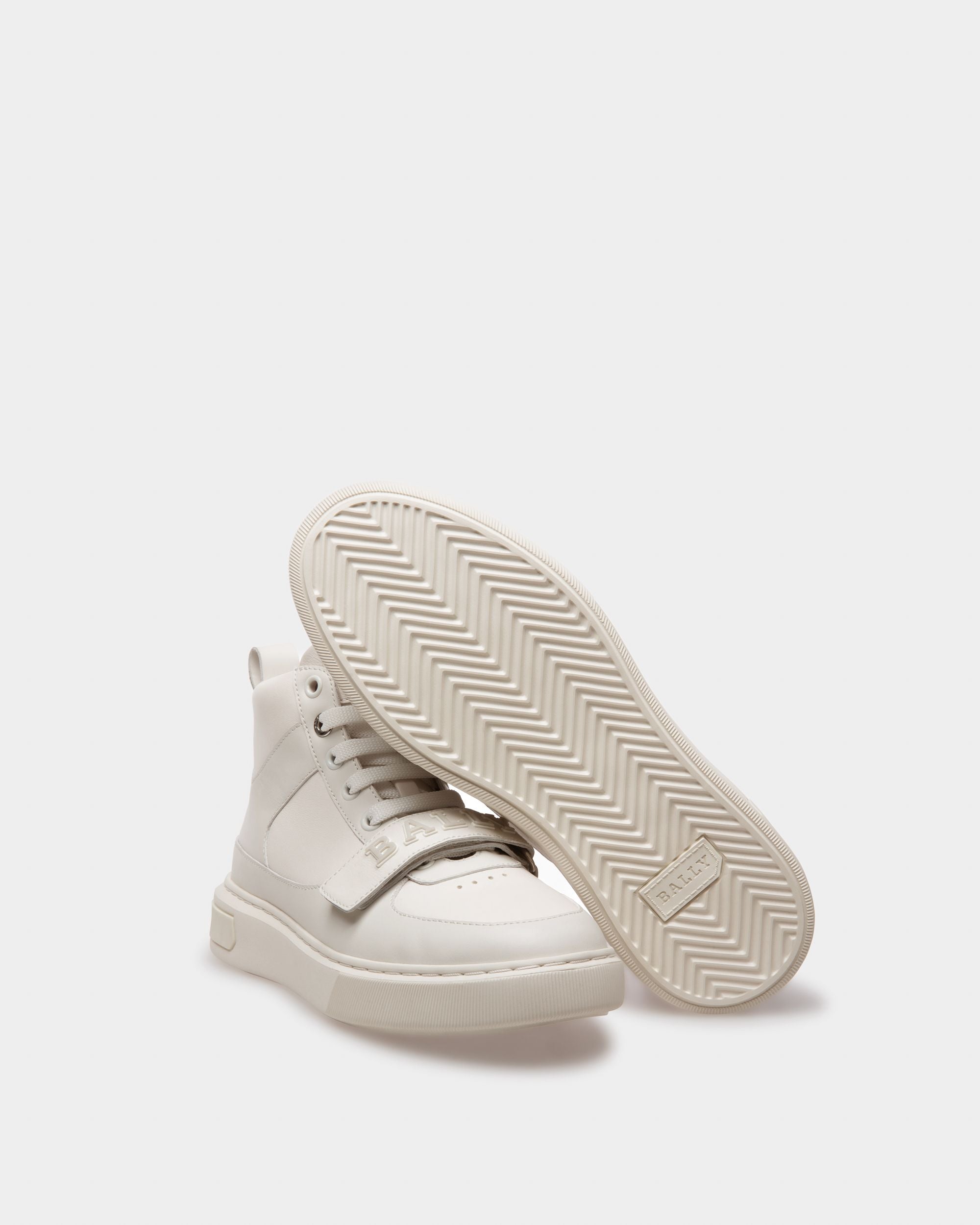 Merryk Sneaker In Pelle Bianca - Donna - Bally - 05