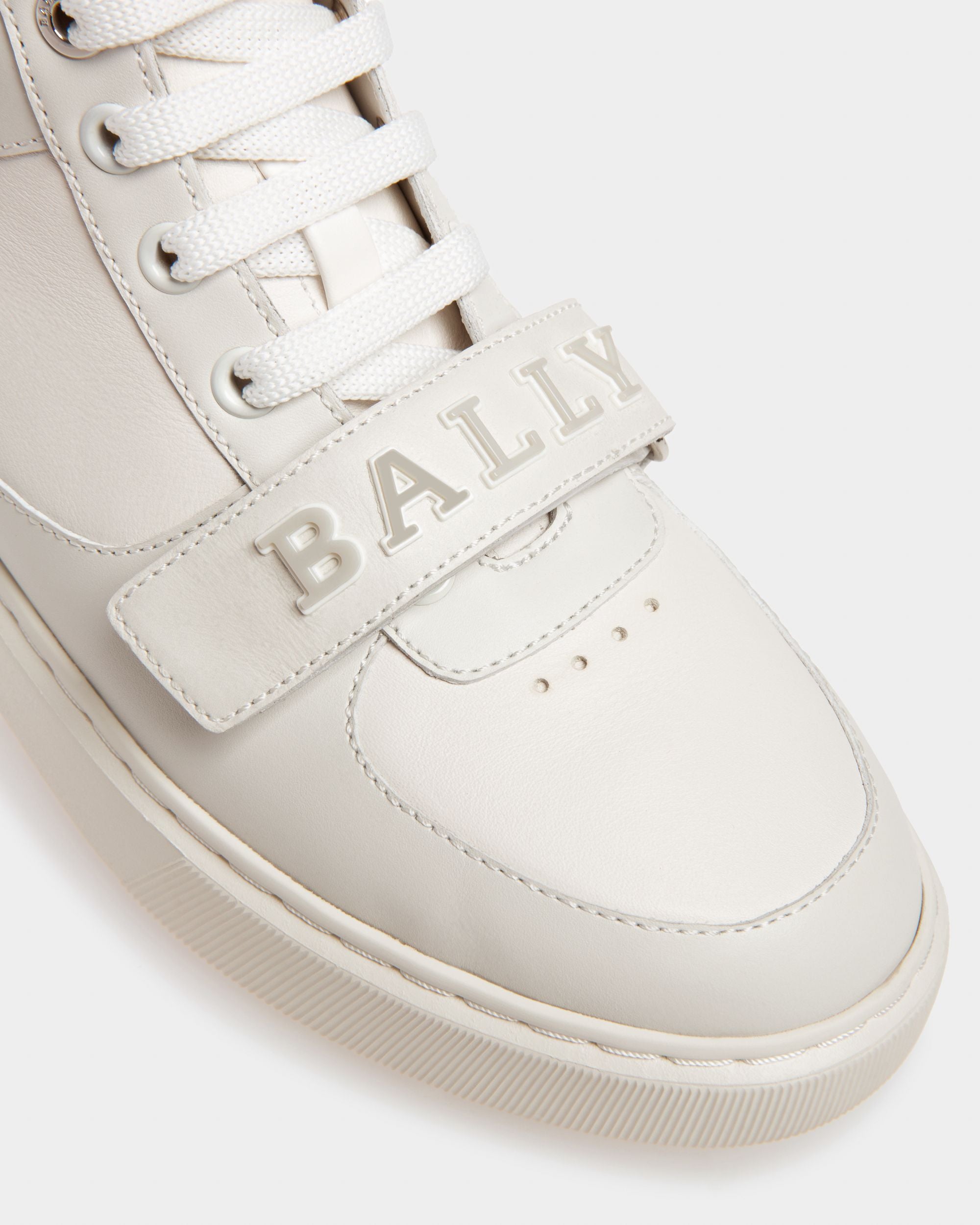 Merryk Sneaker In Pelle Bianca - Donna - Bally - 06