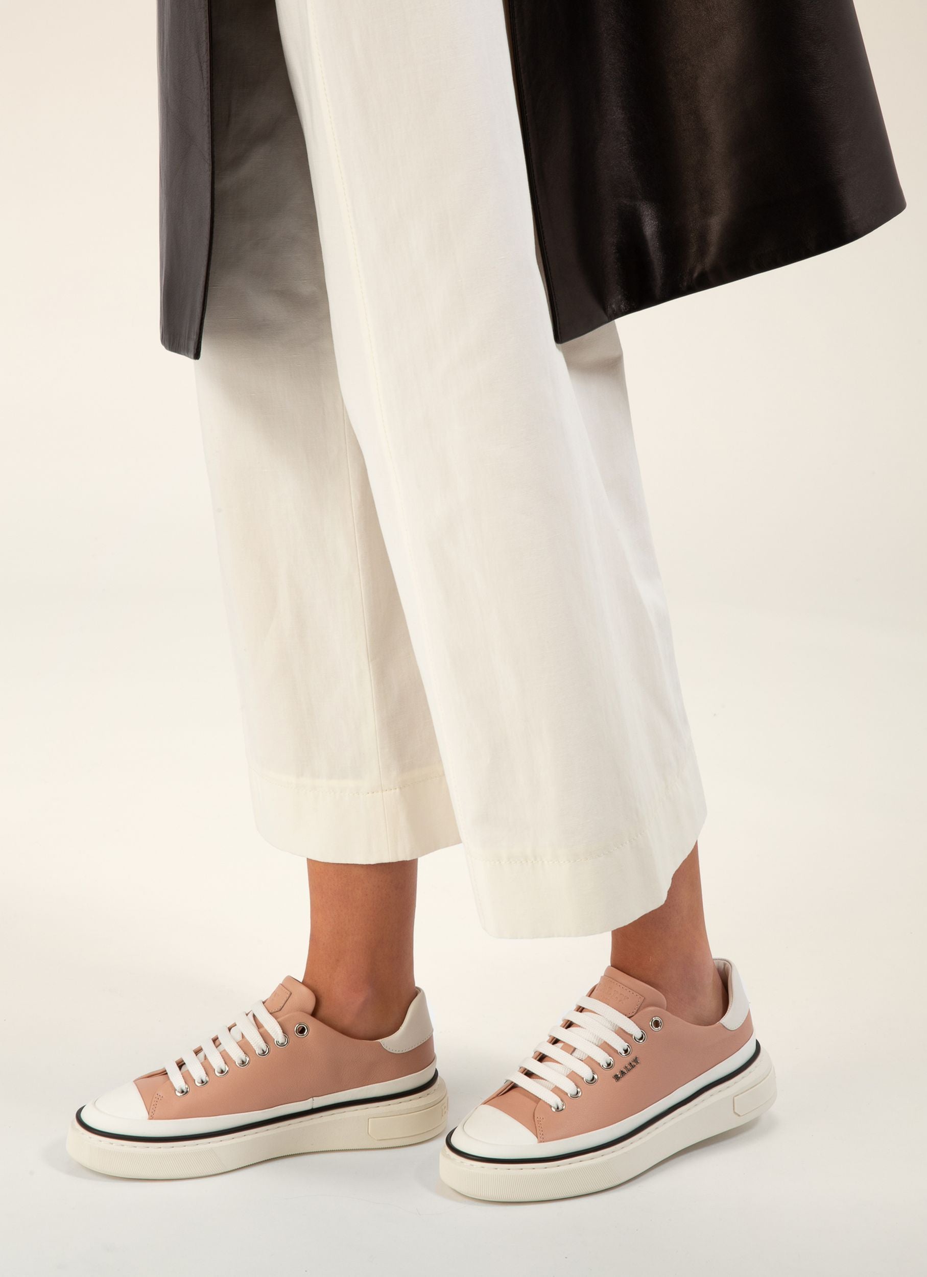 Maily Sneaker In Pelle Rosa - Donna - Bally - 06