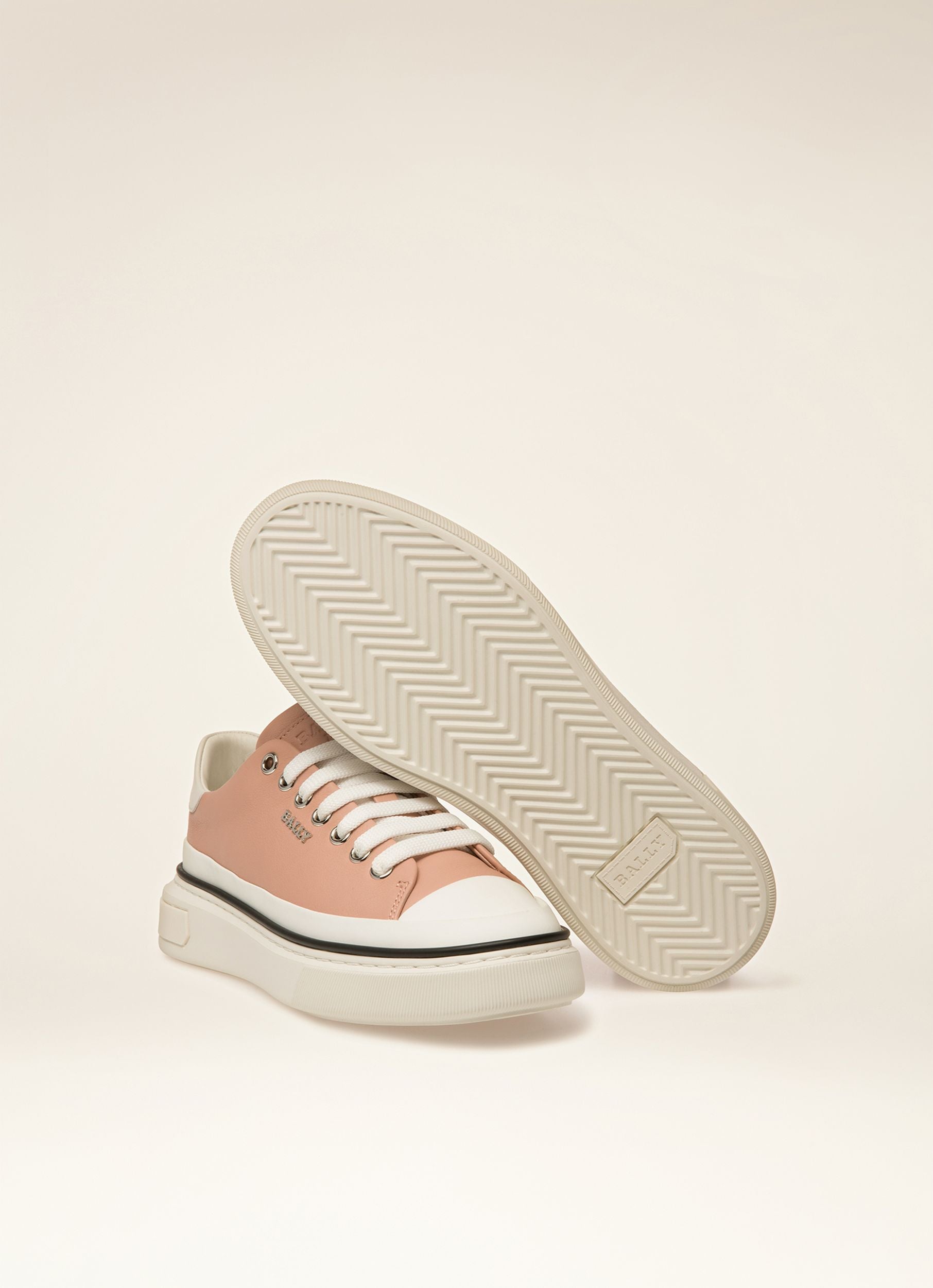 Maily Sneaker In Pelle Rosa - Donna - Bally - 07