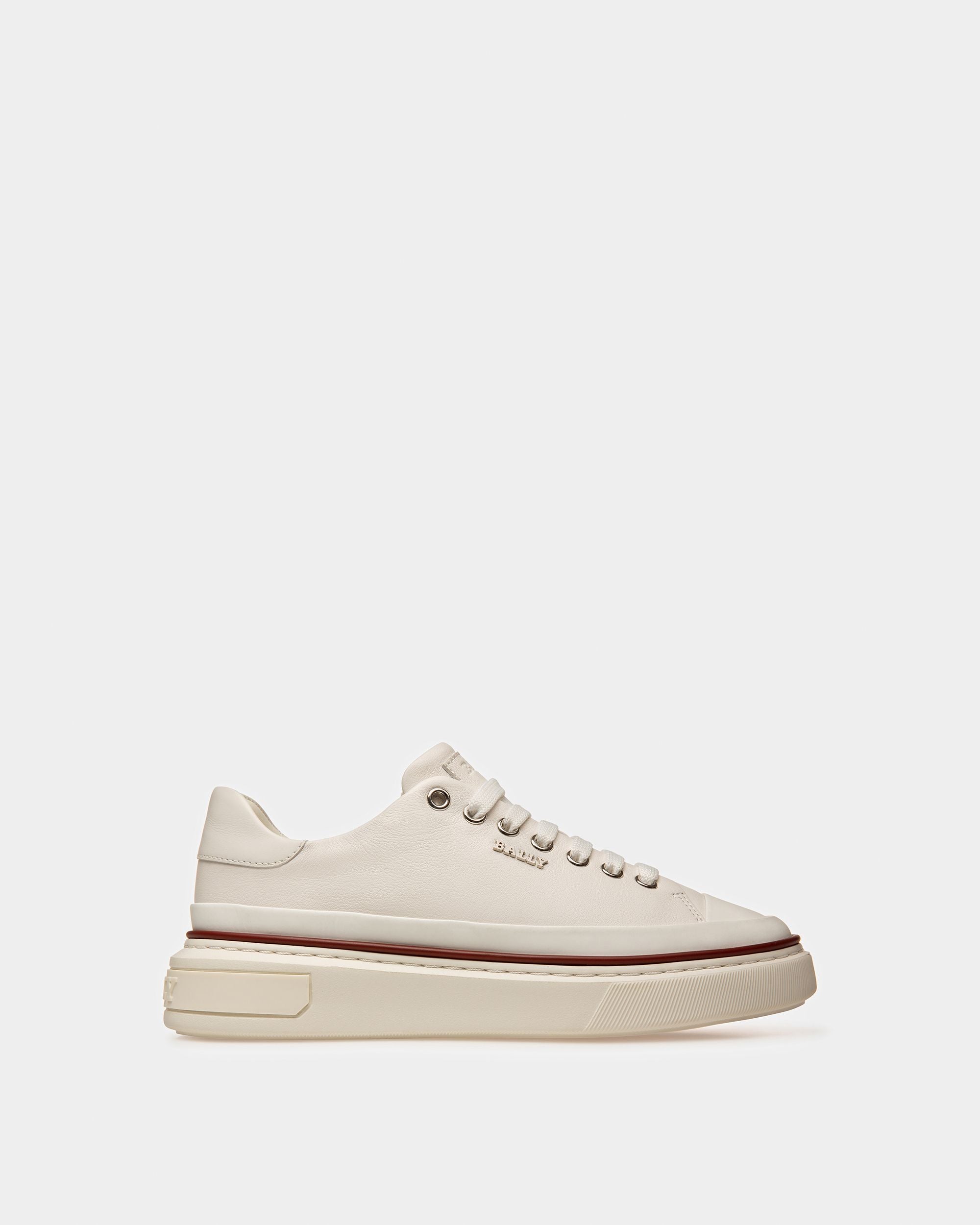 Maily Sneaker In Pelle Colore Bianco - Donna - Bally - 01
