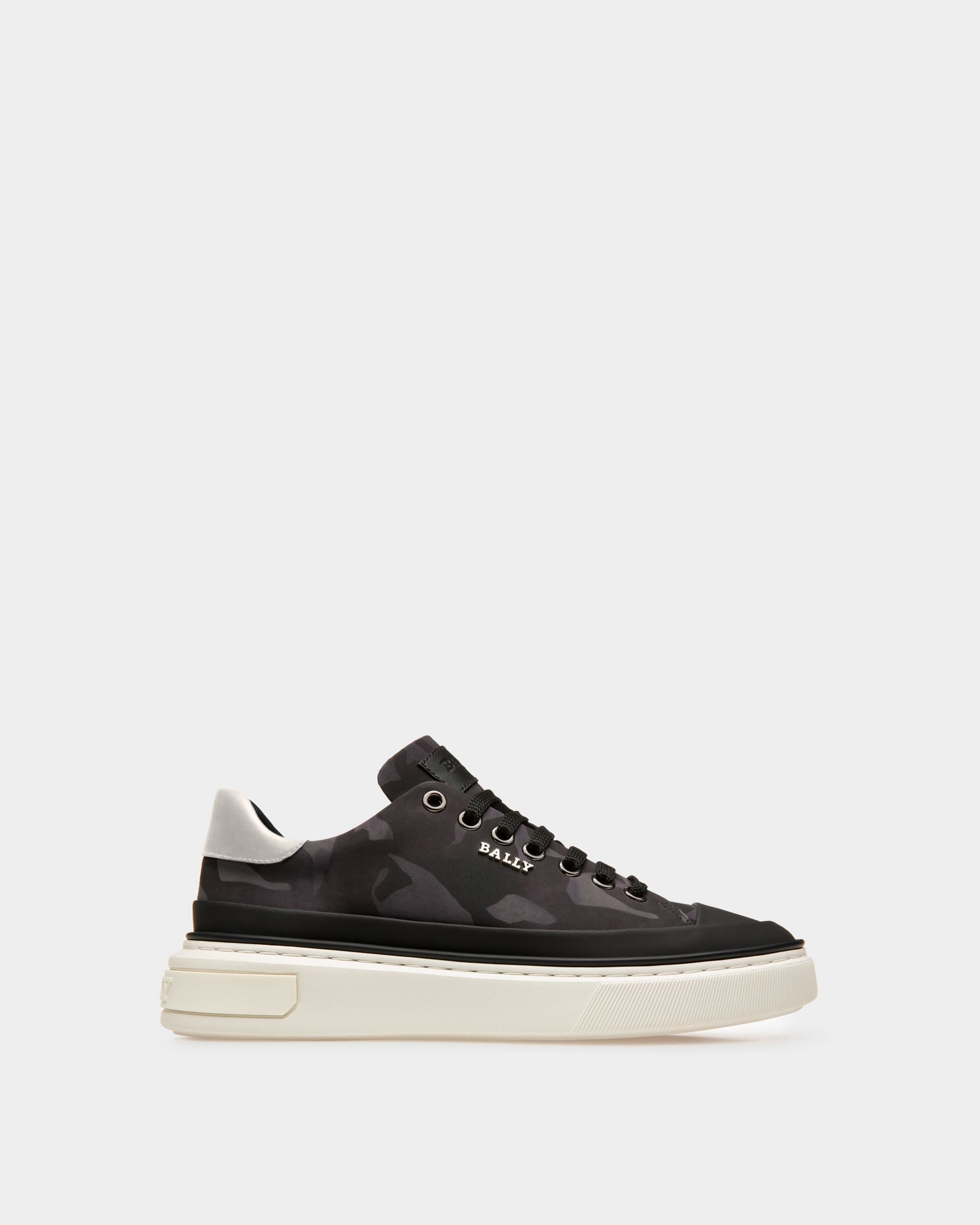 Maily Sneaker In Poliestere Riciclato E Pelle Di Colore Nero - Donna - Bally - 01