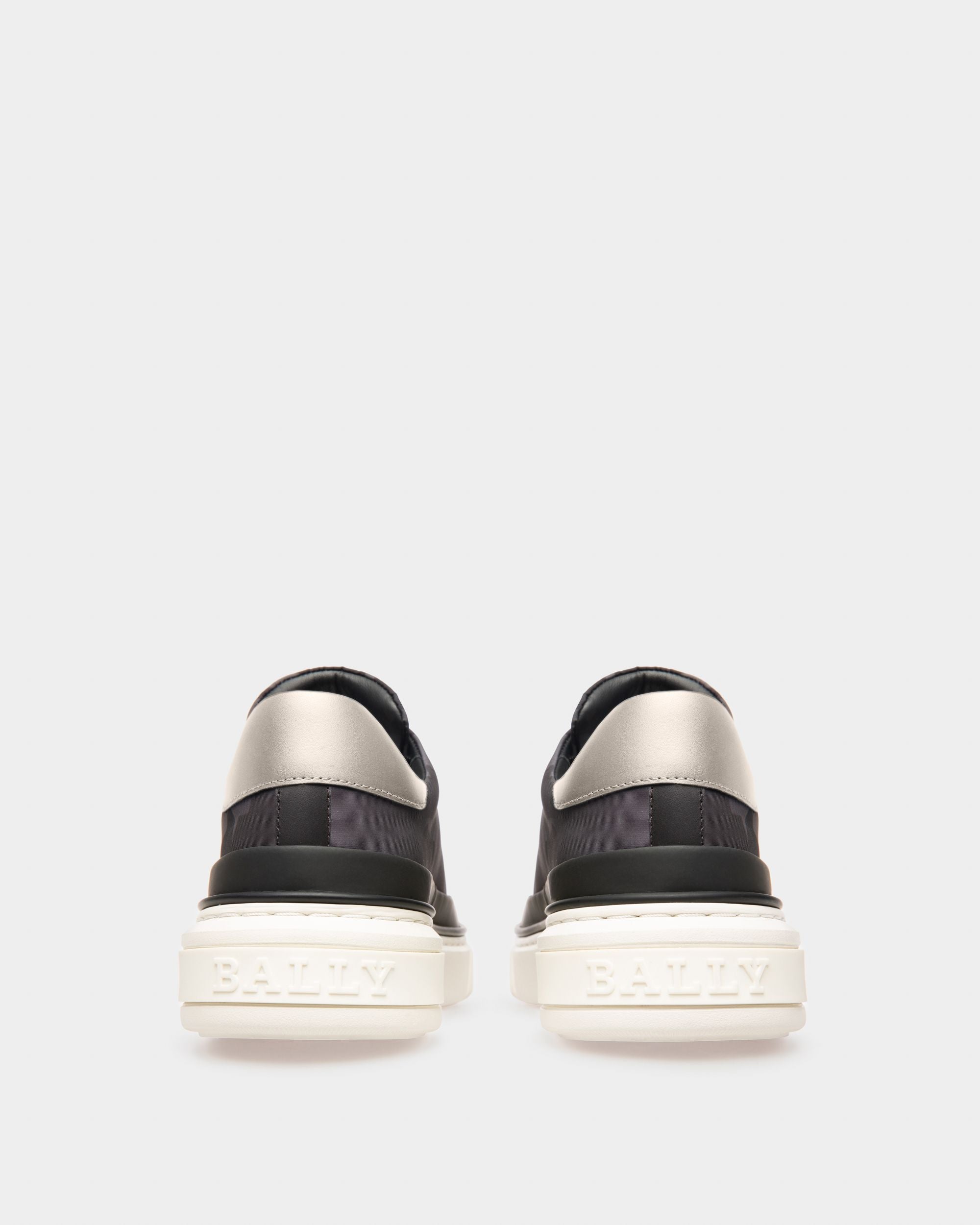 Maily Sneaker In Poliestere Riciclato E Pelle Di Colore Nero - Donna - Bally - 04