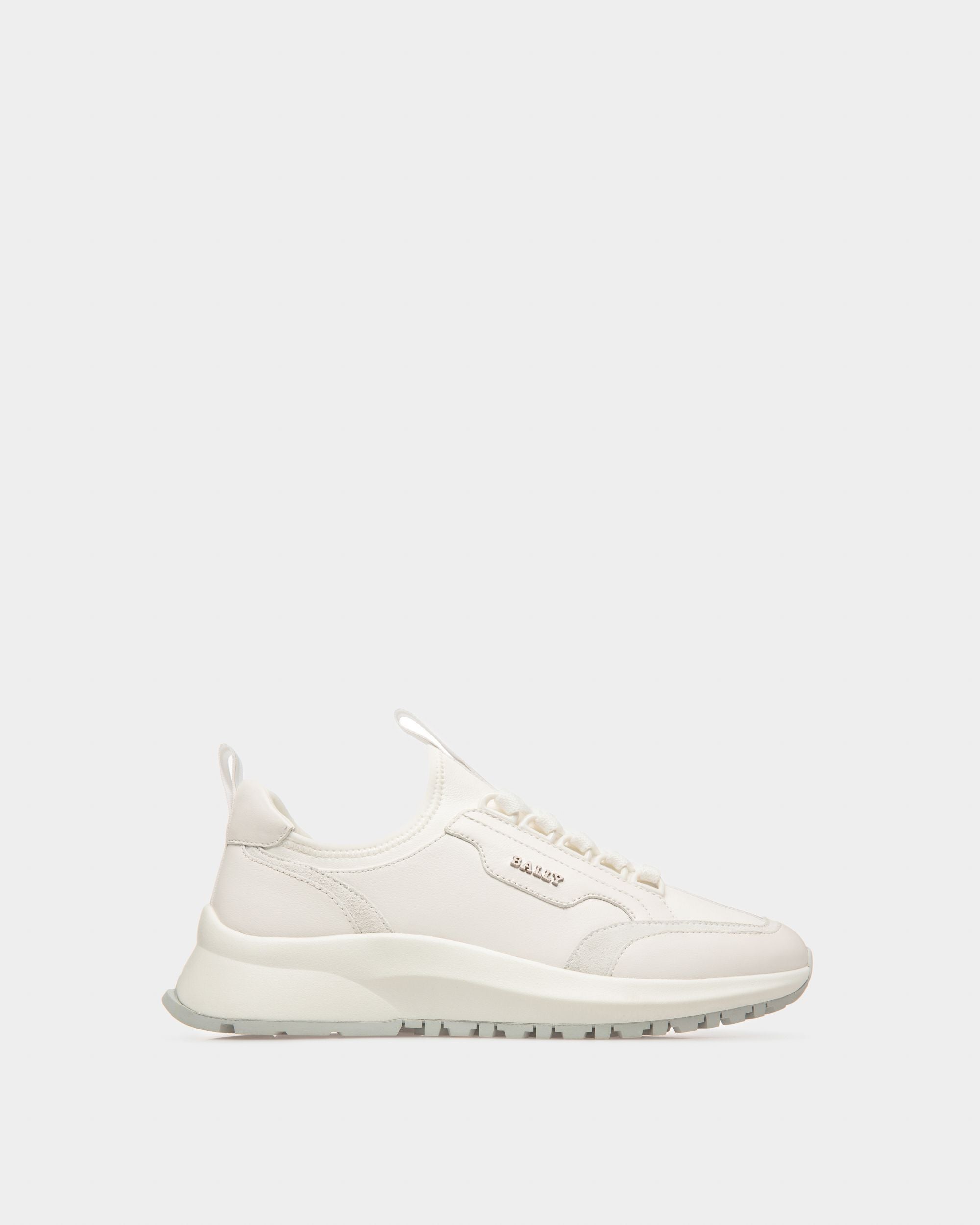 Deven Sneaker In Pelle Bianca - Donna - Bally - 01