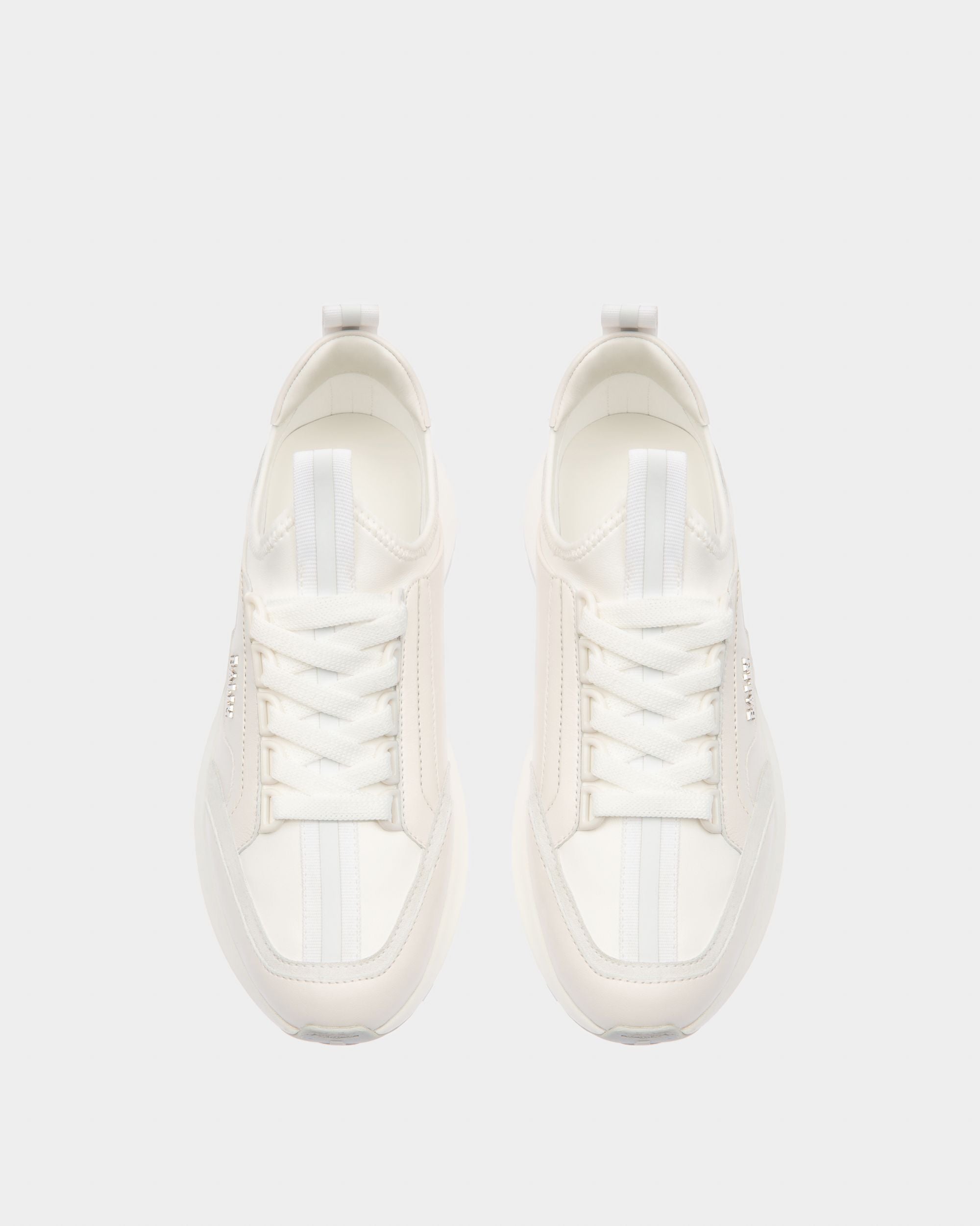 Deven Sneaker In Pelle Bianca - Donna - Bally - 03