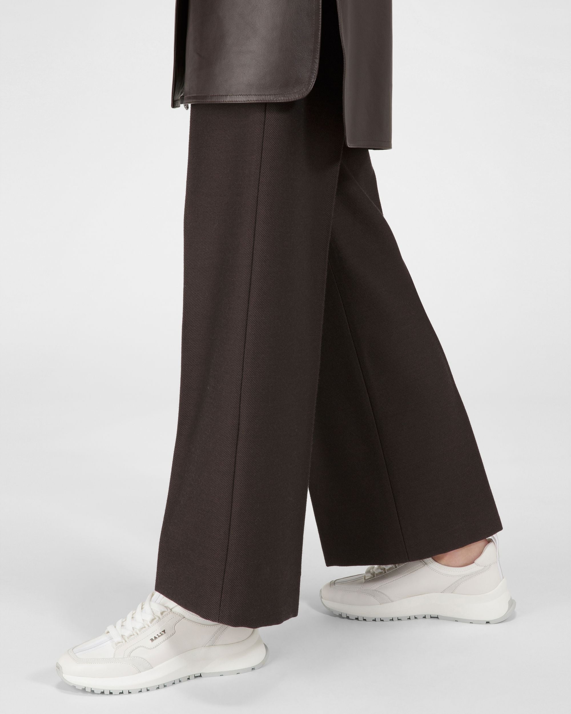 Deven Sneaker In Pelle Bianca - Donna - Bally - 07