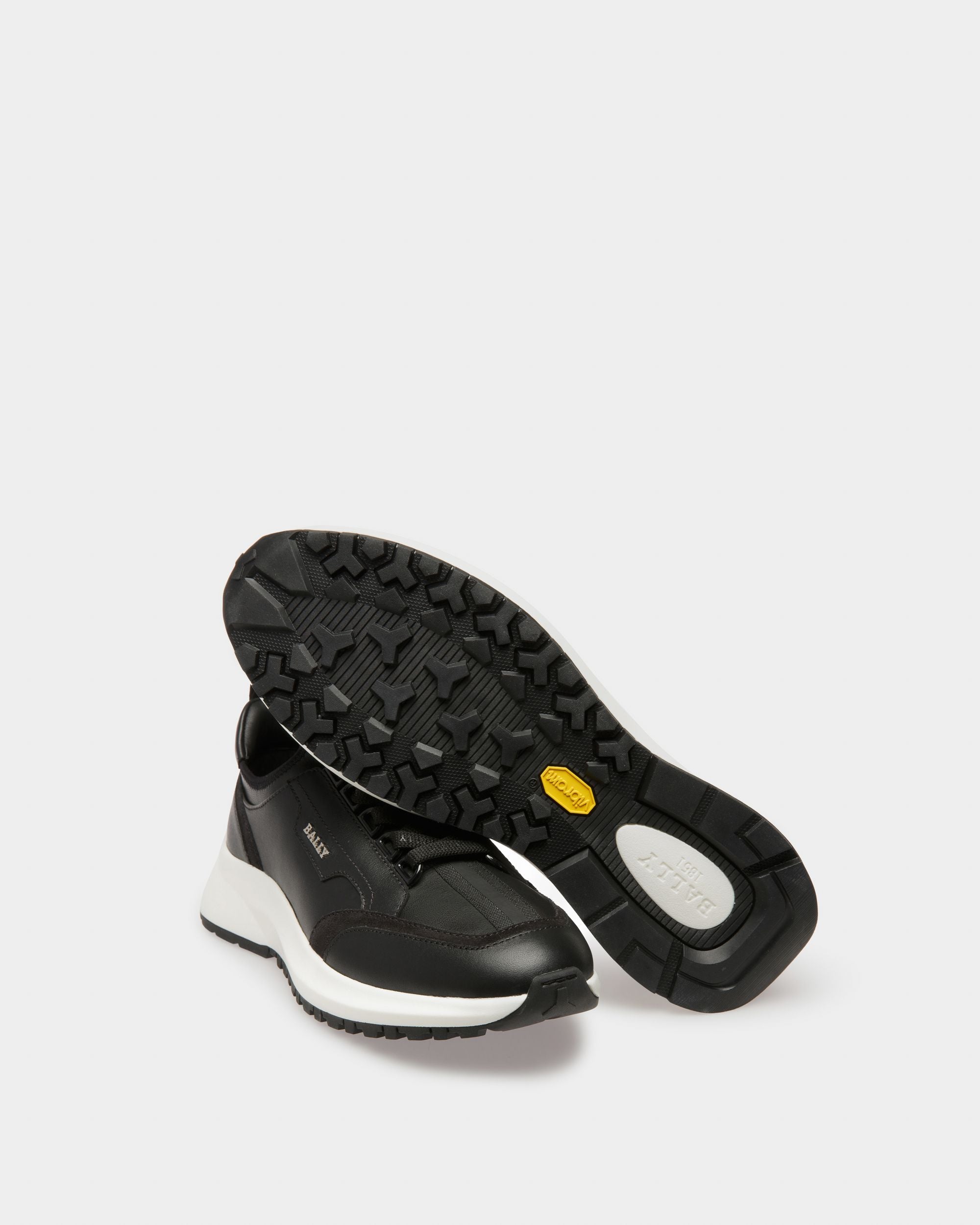 Deven Sneaker In Pelle Nera - Donna - Bally - 05