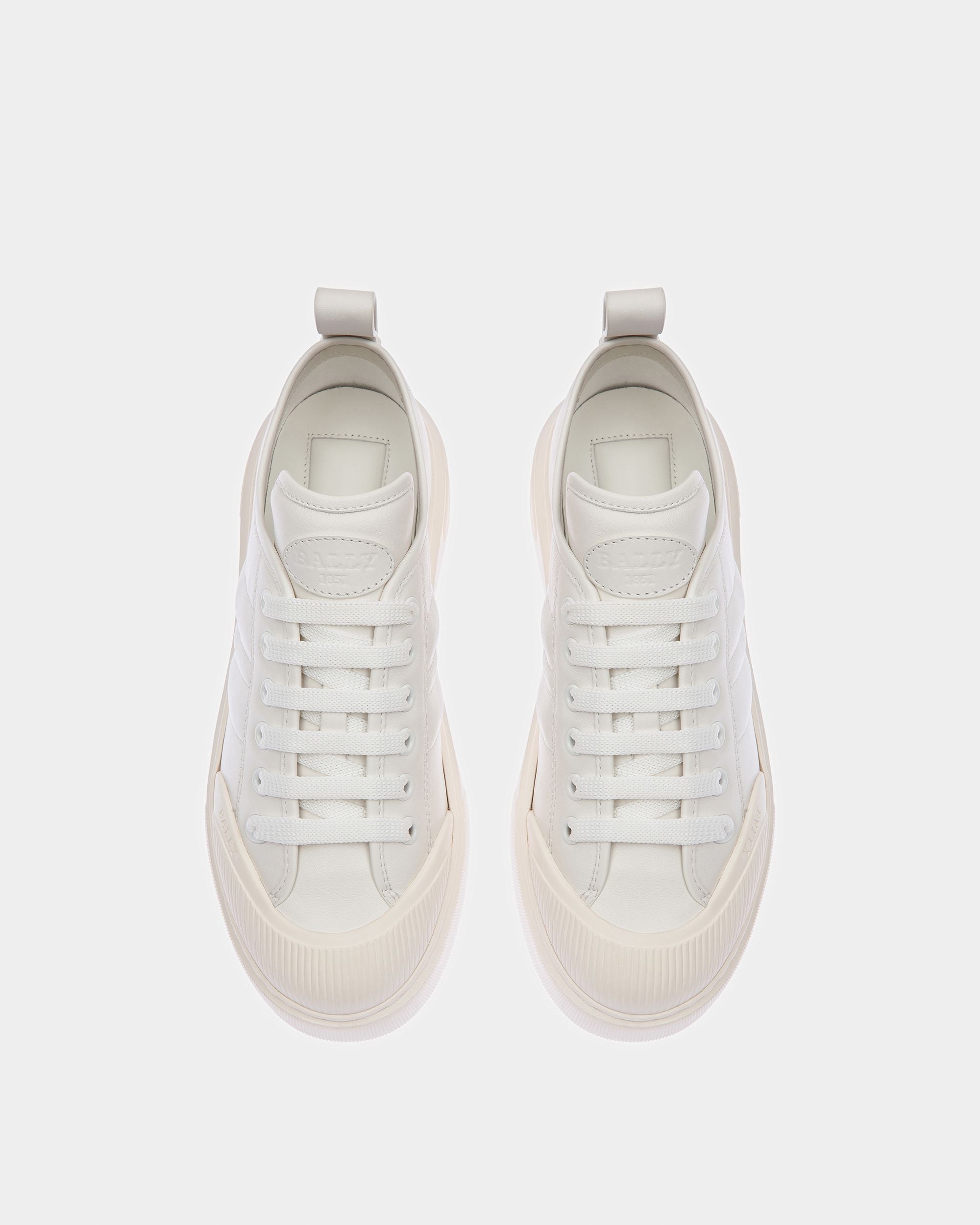 Medyn Sneaker In Pelle Bianca - Donna - Bally - 02