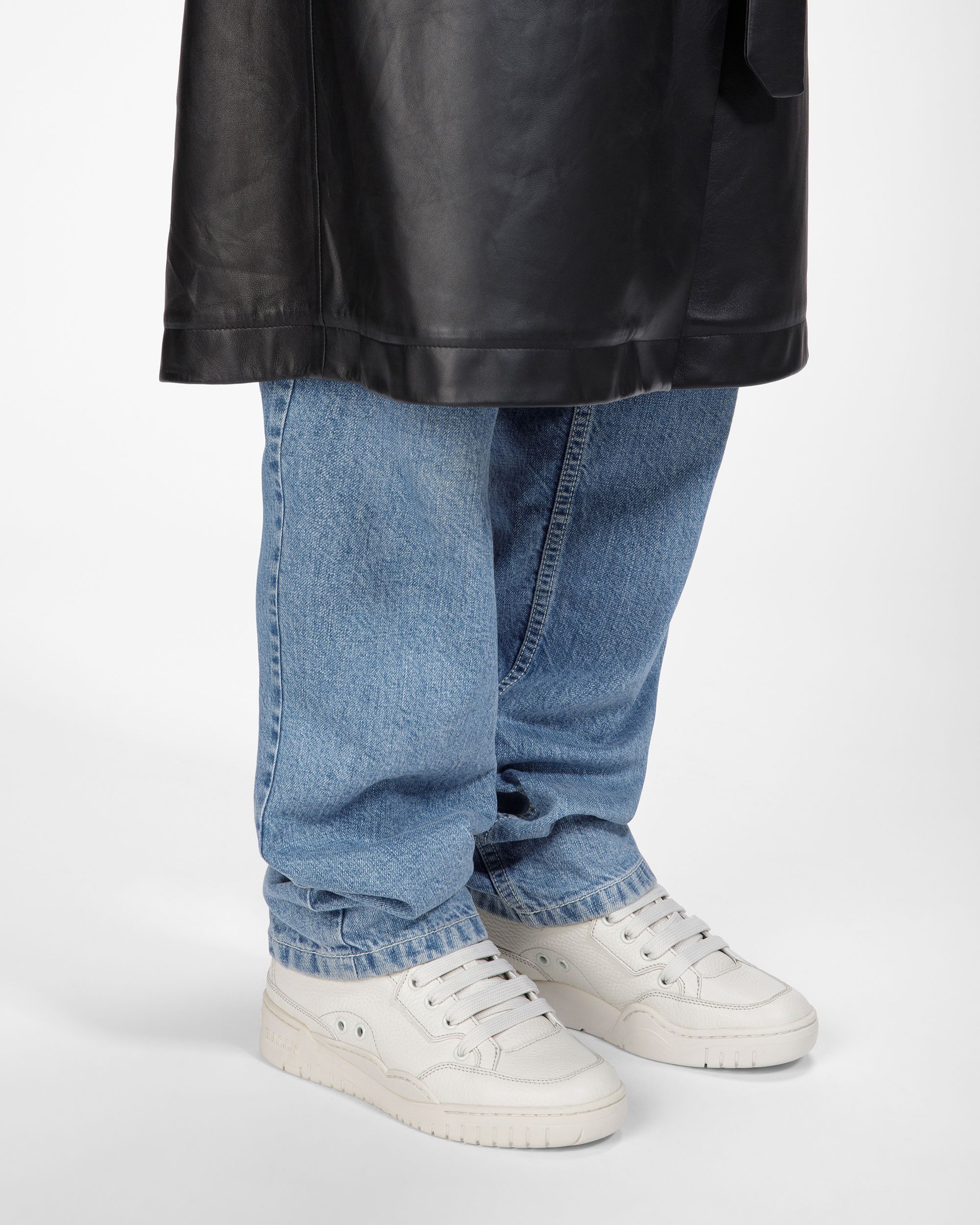 Kiro Sneaker In Pelle Bianco Cipria - Donna - Bally - 07