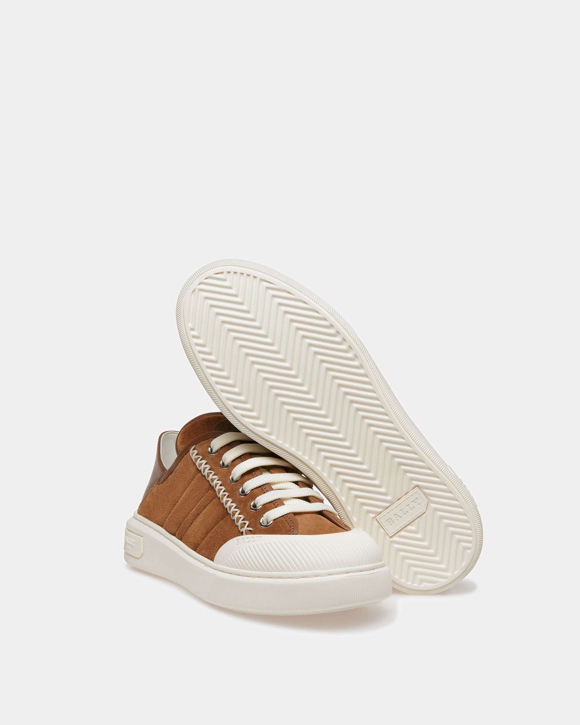 Marily Sneaker In Pelle Scamosciata Marrone - Donna - Bally - 05