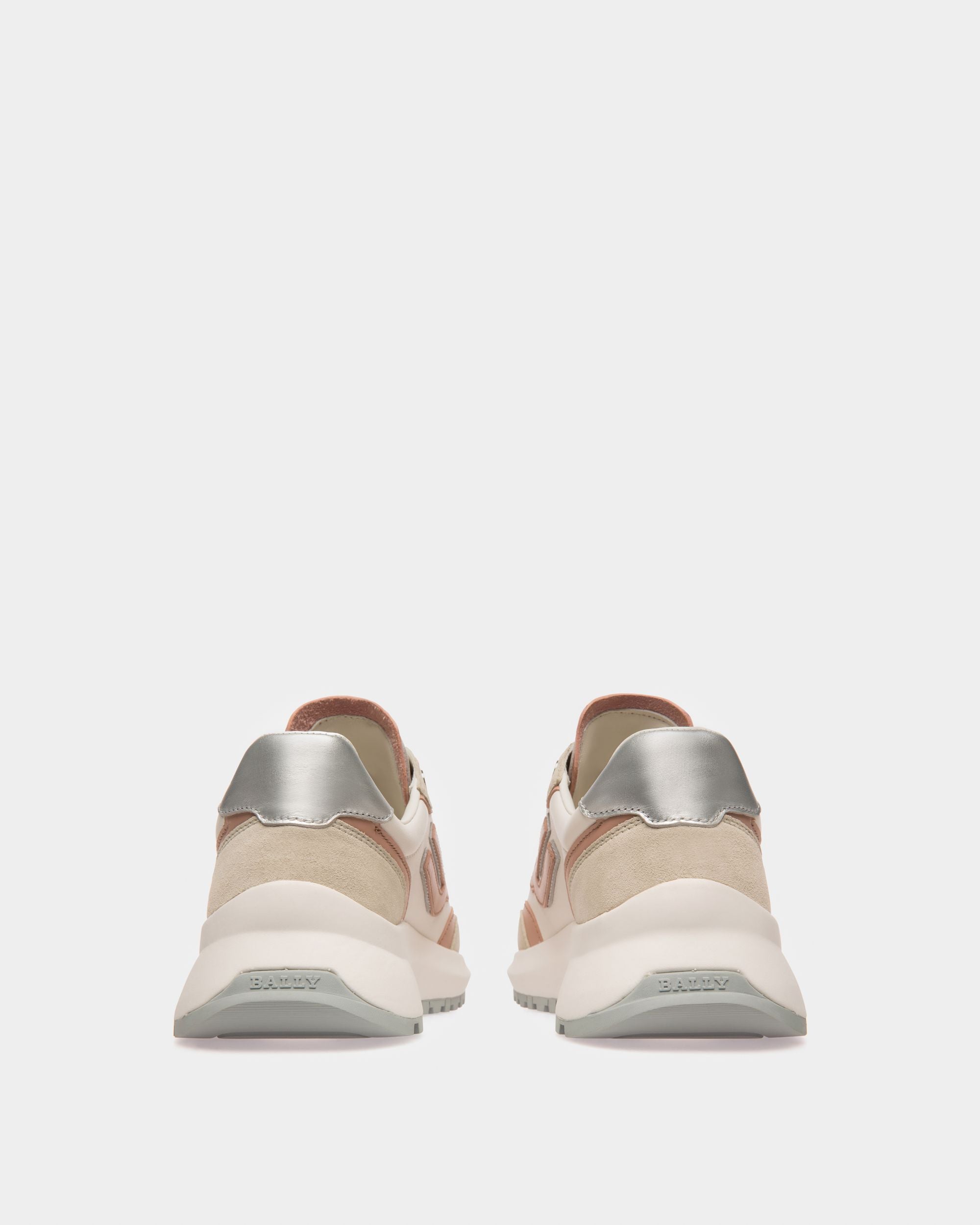 Demmy Sneaker In Pelle Bianco Polvere E Bianco - Donna - Bally - 03