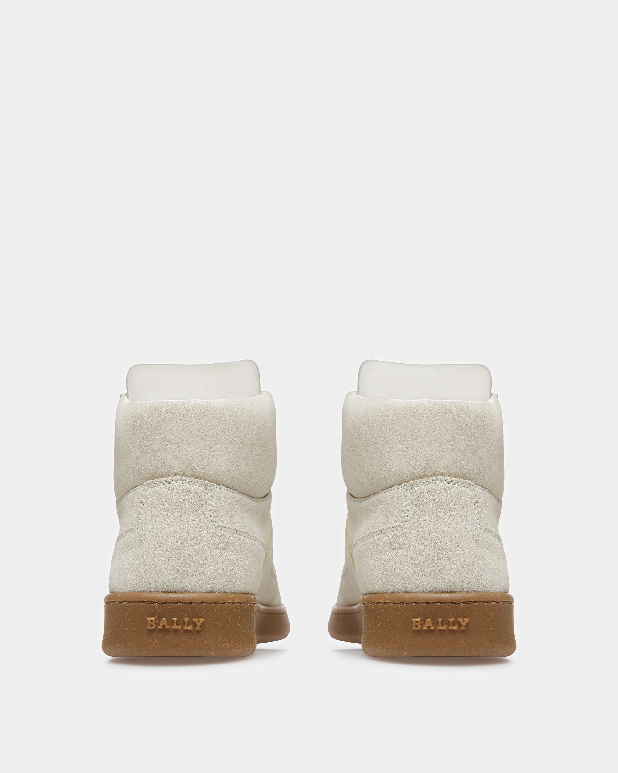 Wiggles Sneaker In Pelle Bianco Cipria - Donna - Bally - 04