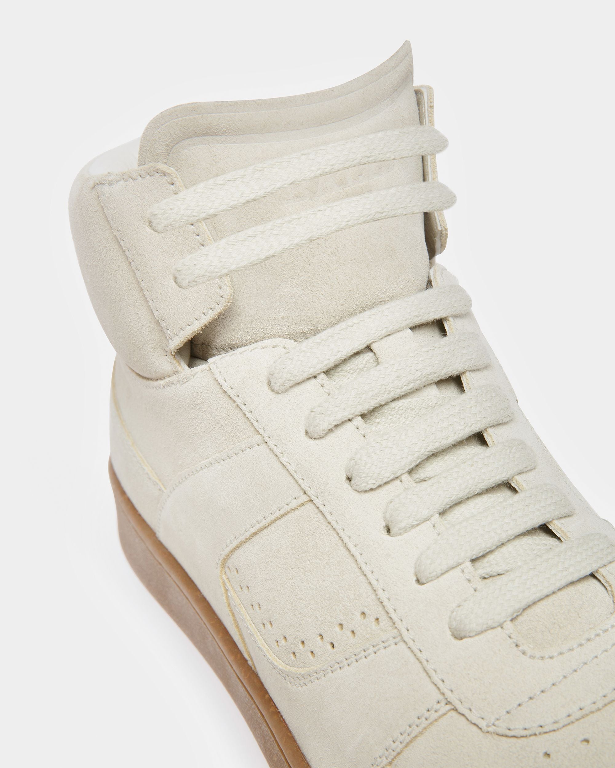 Wiggles Sneaker In Pelle Bianco Cipria - Donna - Bally - 06