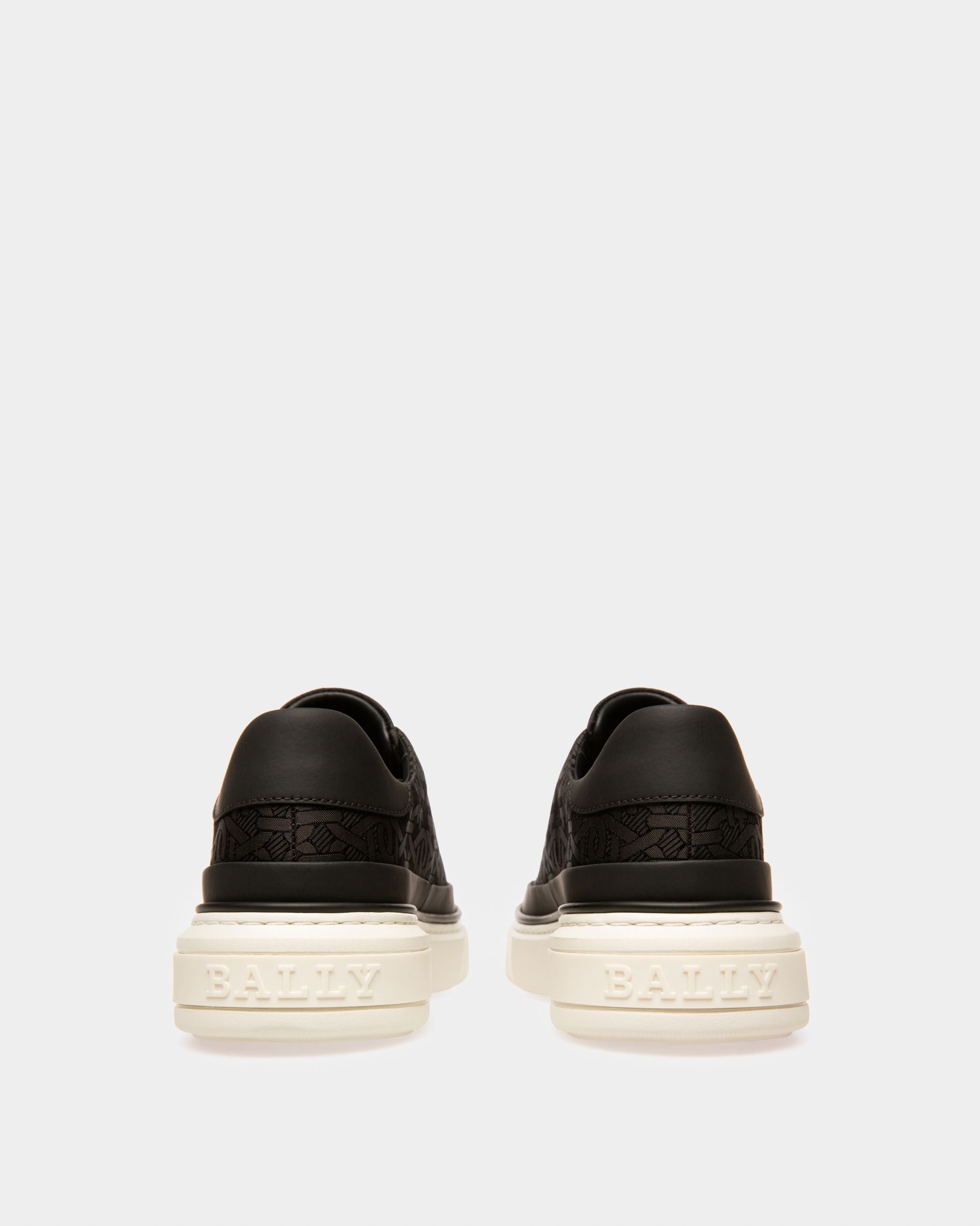 Maily Sneaker Nere In Nylon Jacquard - Donna - Bally - 04
