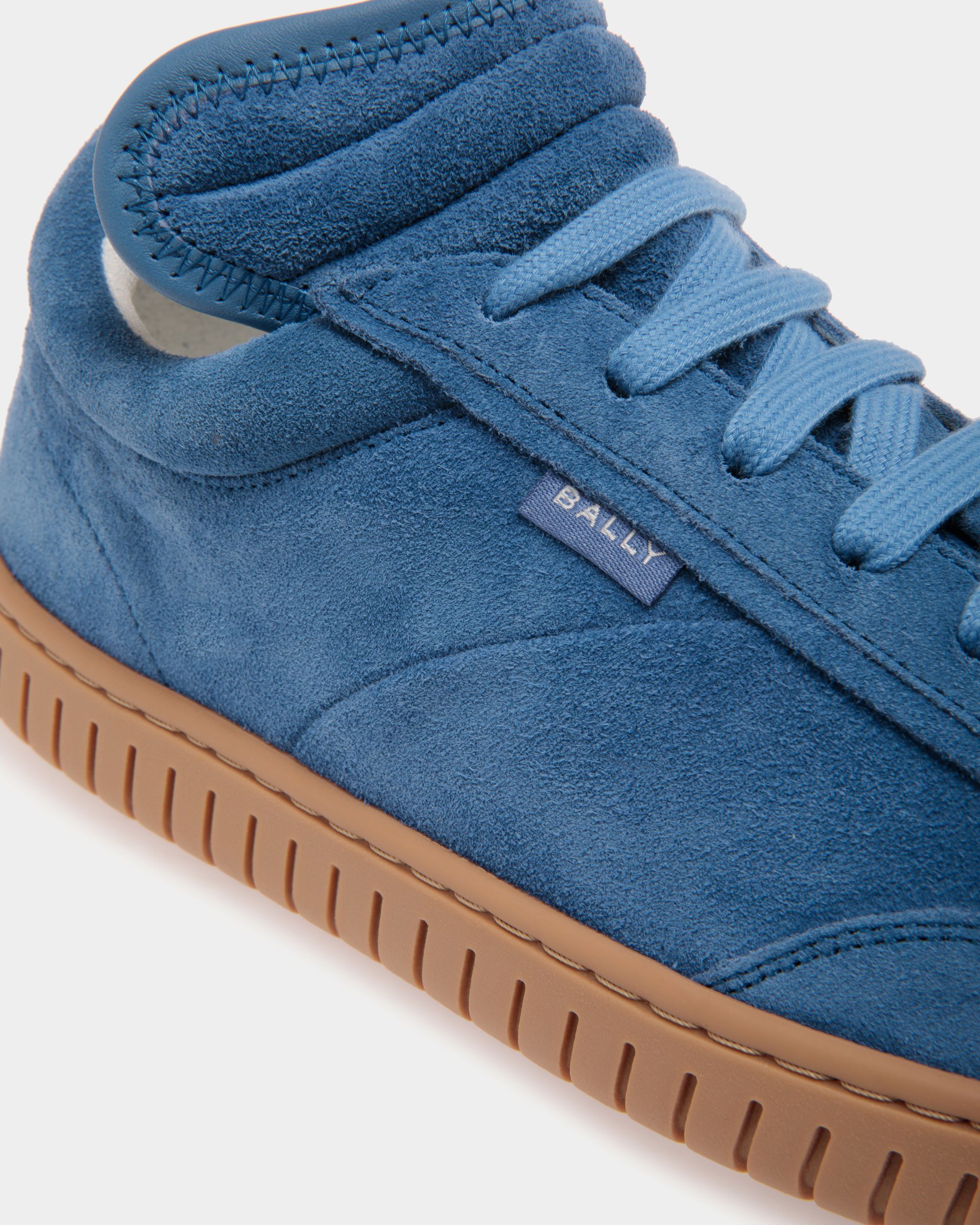 Player Sneaker In Blue Leather - Donna - Bally - 05