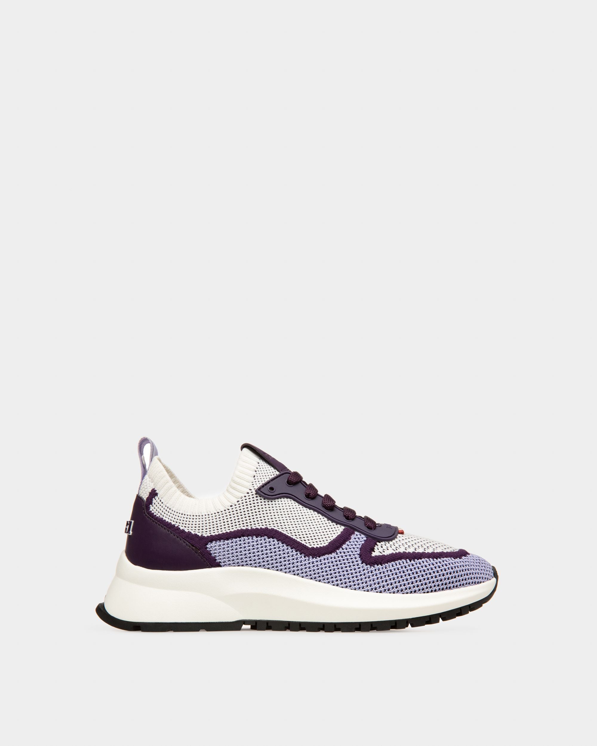 Davyn Sneaker In Mesh Bianco, Lilla E Viola - Donna - Bally - 01