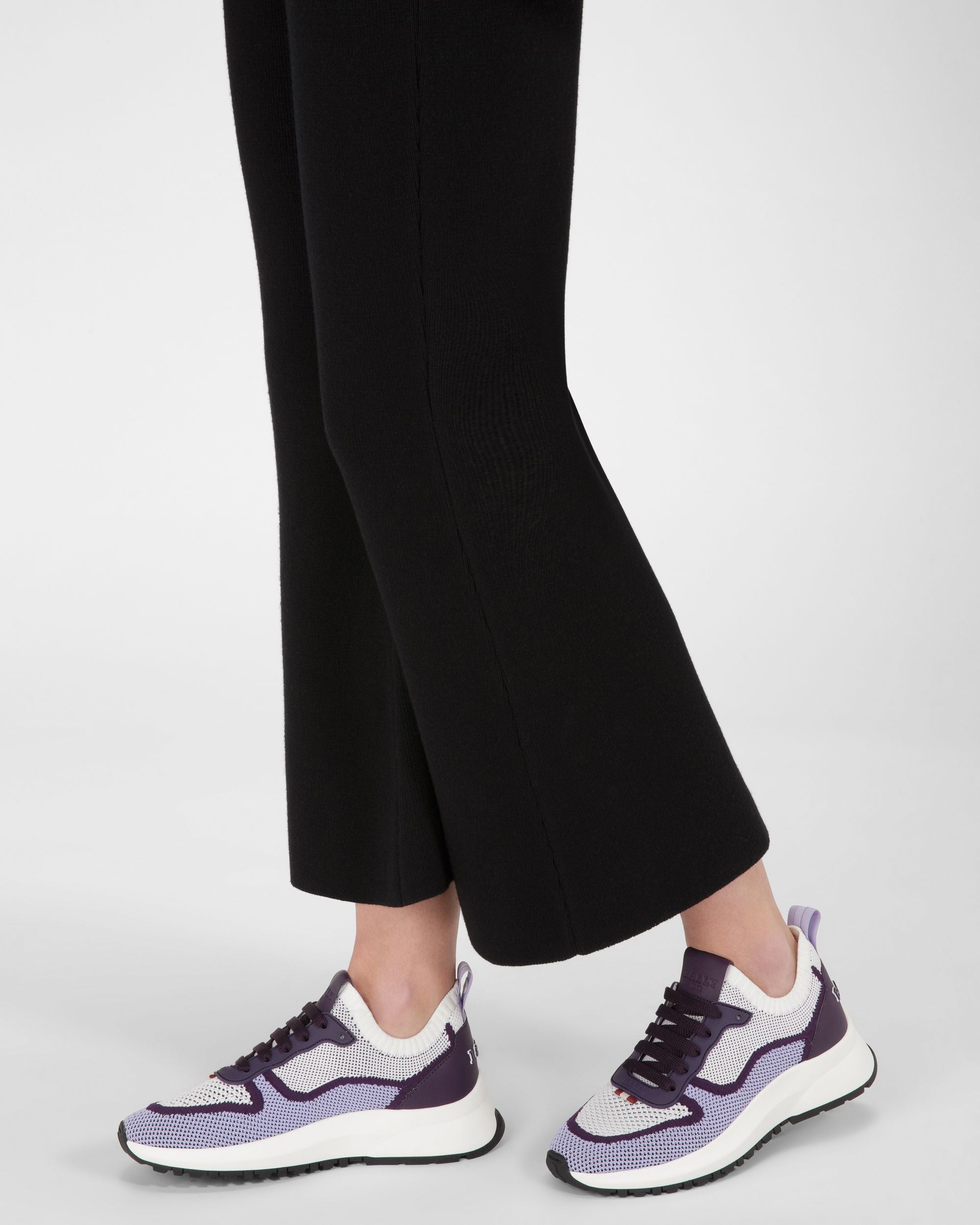 Davyn Sneaker In Mesh Bianco, Lilla E Viola - Donna - Bally - 07