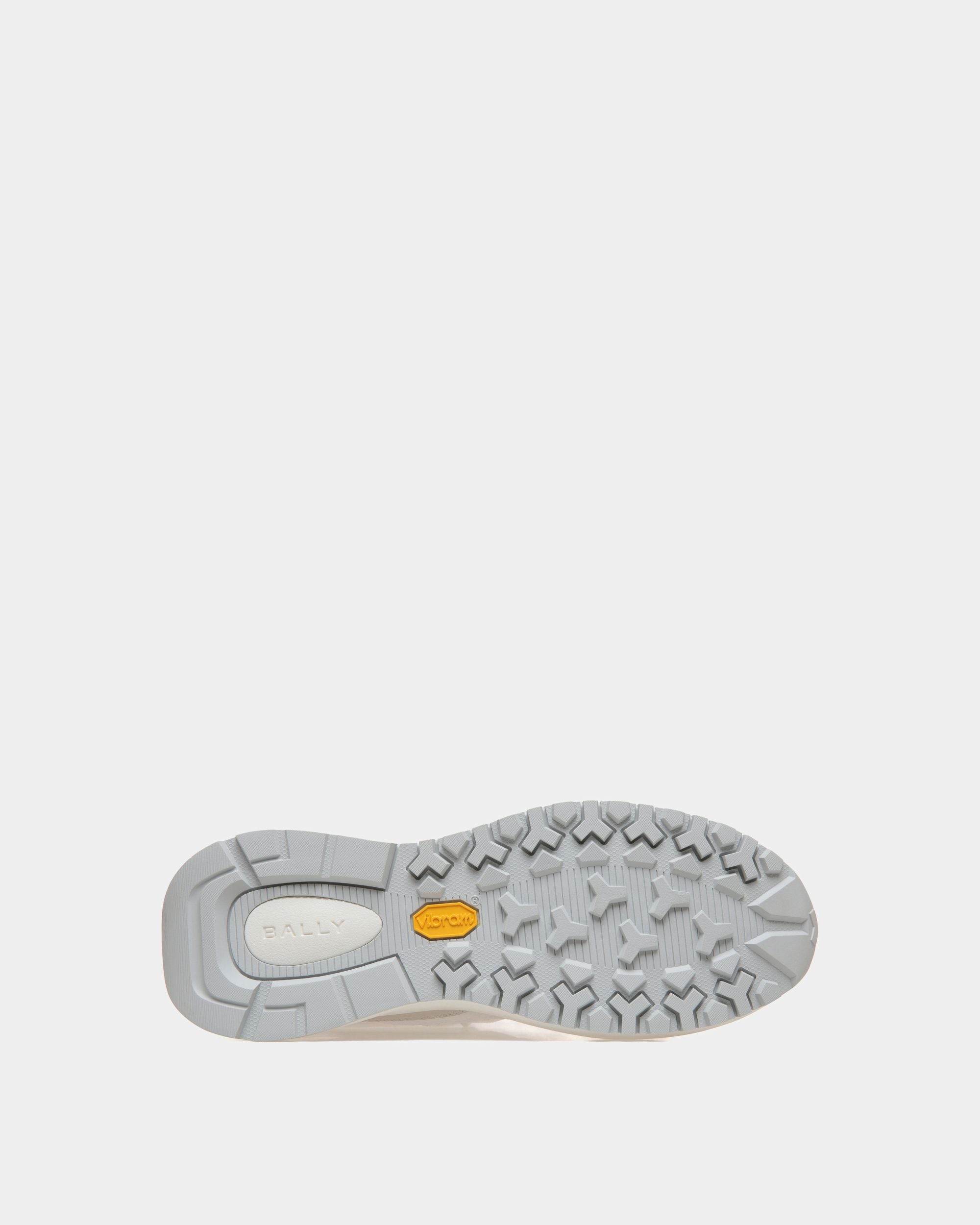 Sneaker Outline In Tessuto Bianco A Maglia - Donna - Bally - 04