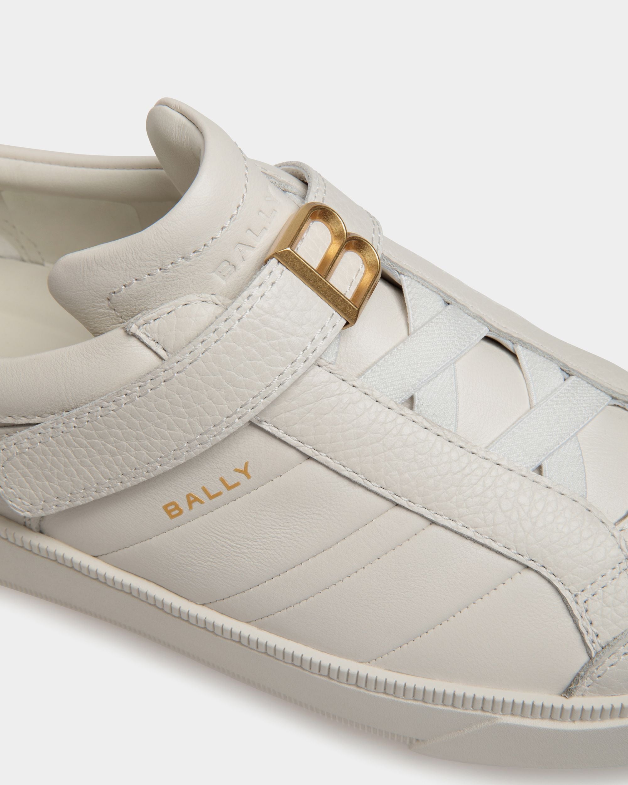 Sneaker Raise In Pelle Bianca - Donna - Bally - 05