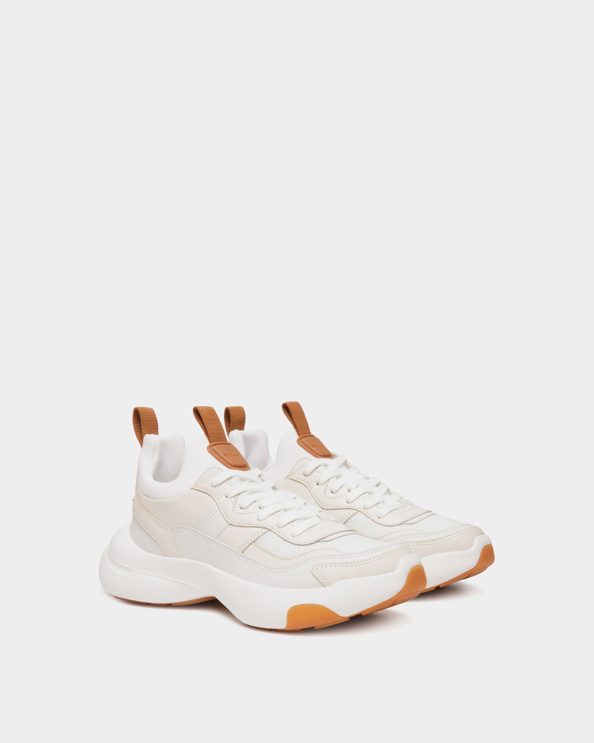 Sneaker Dune In Pelle Bianca - Donna - Bally - 03