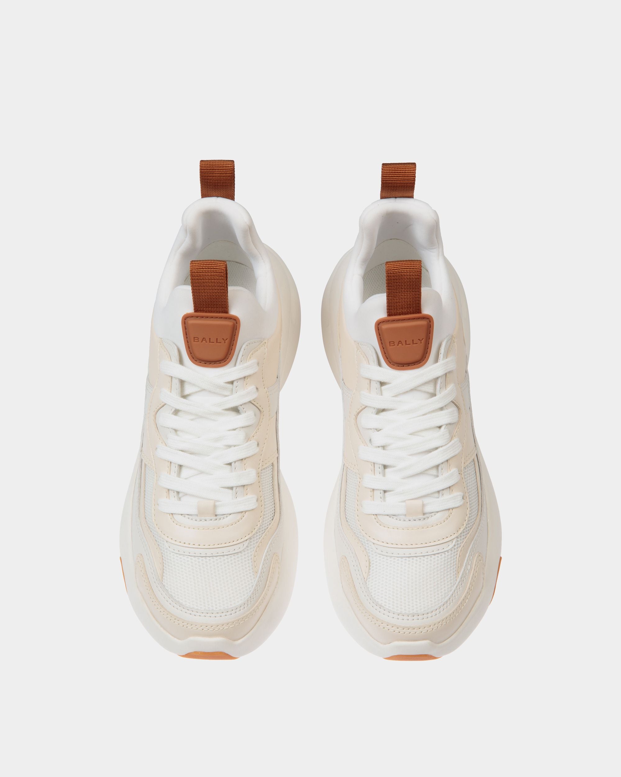 Sneaker Dune In Pelle Bianca - Donna - Bally - 05